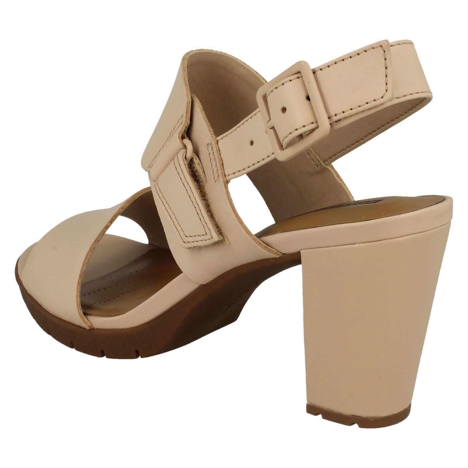 Pink con alla Ladies Dusty Kurtley Clarks Shine rosa tacco moda Sandali 7FFBzP