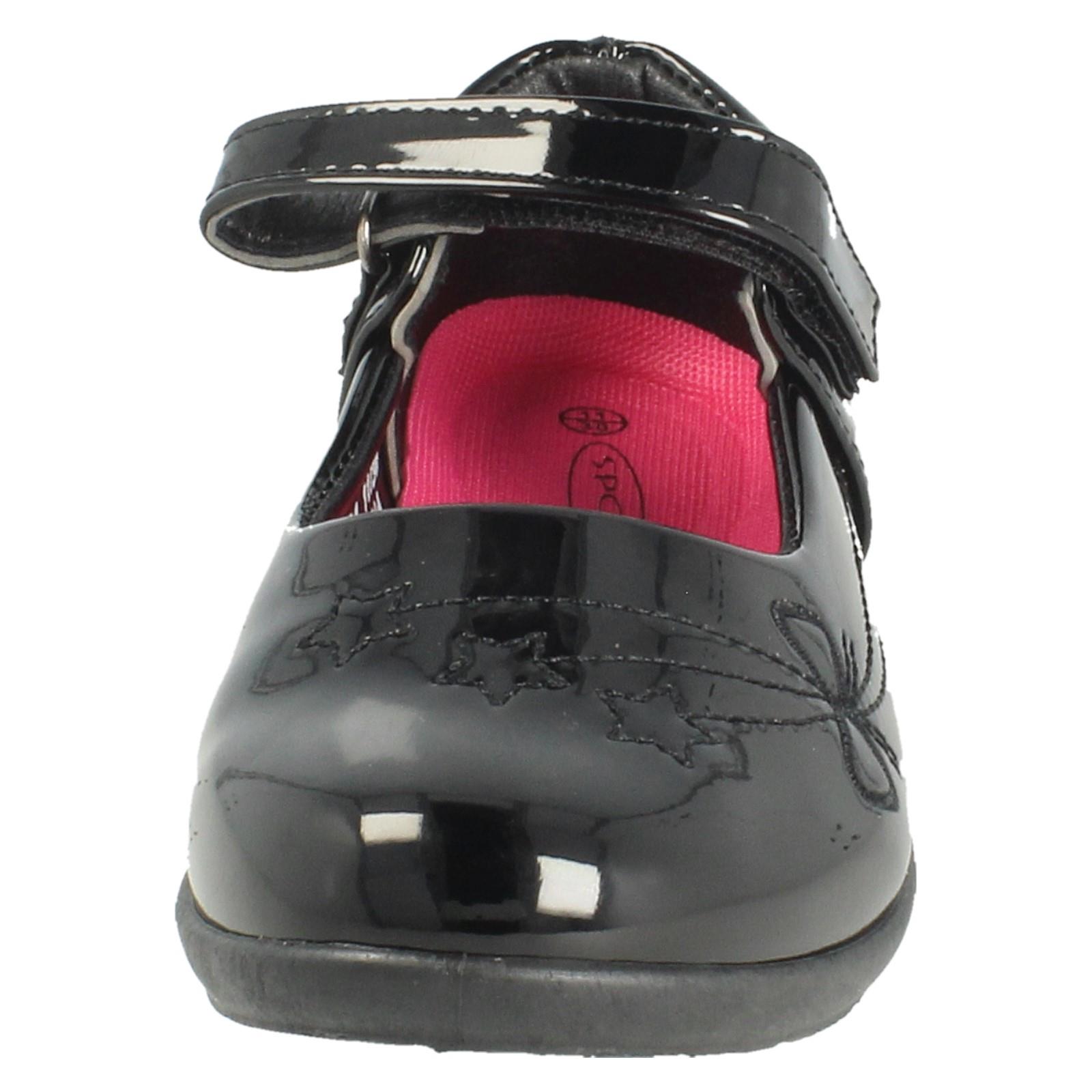Girls Spot On Mary Jane School Shoes H2R674 - Picture 9 of 10