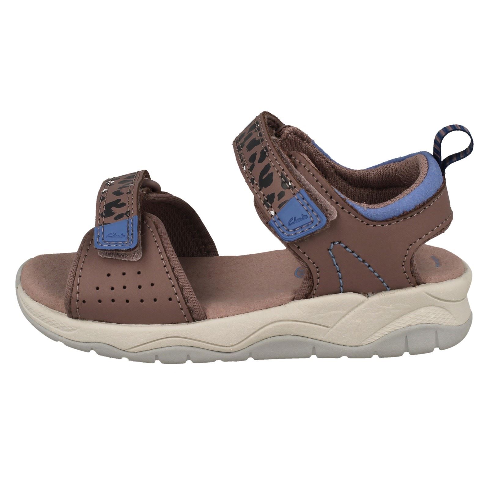 Girls PLAYPRINT Collection By Clarks Casual Paw Detailed Sandals Clowder Print - Imagen 3 de 19