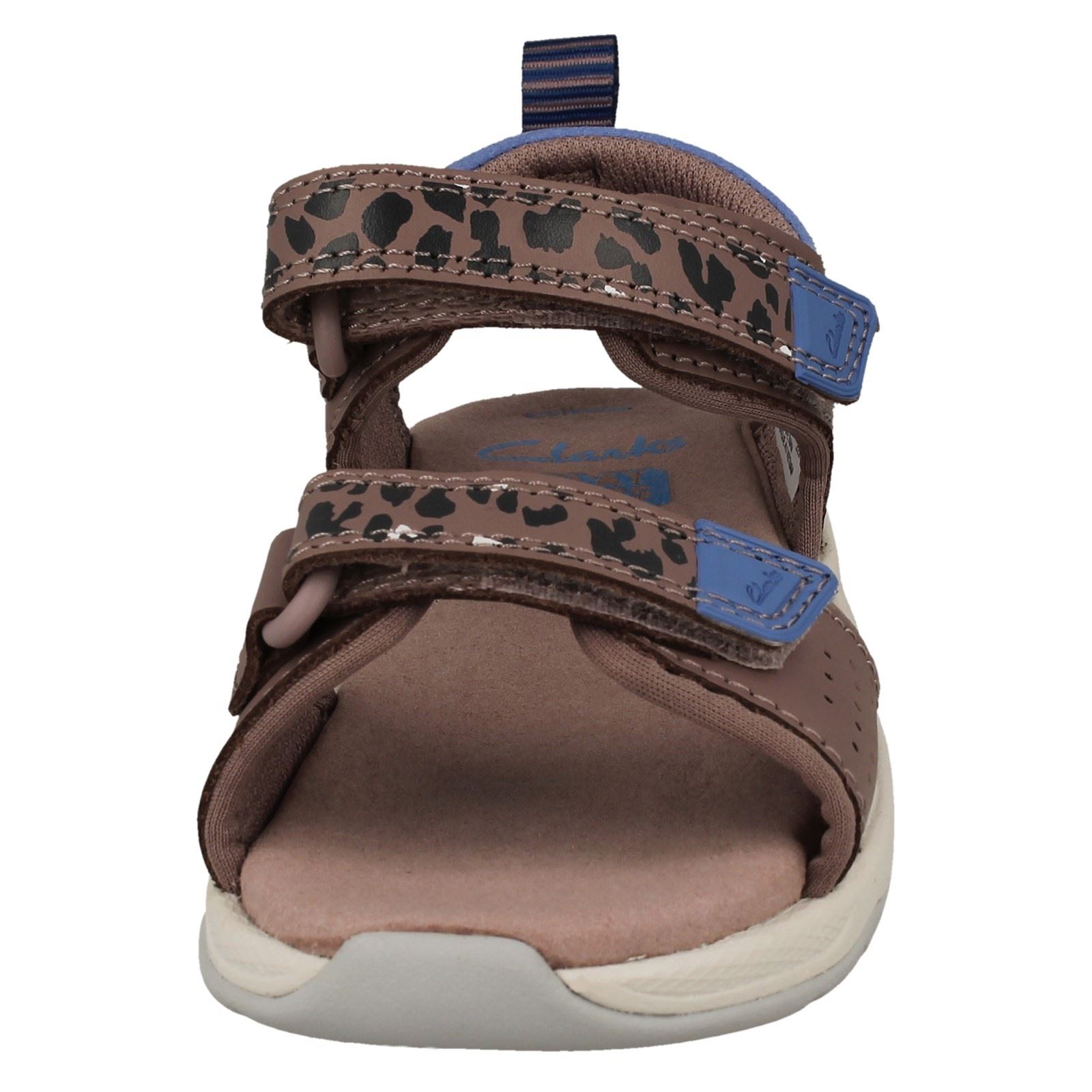 Girls PLAYPRINT Collection By Clarks Casual Paw Detailed Sandals Clowder Print - Imagen 9 de 19