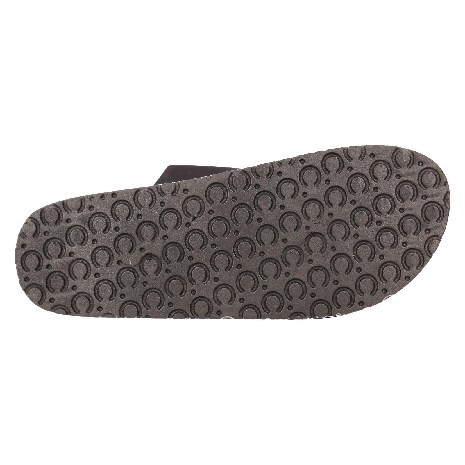 Ladies Down to Earth Low Flatform Dual Buckle Mule Sandal 'F1R2090' - Picture 10 of 46