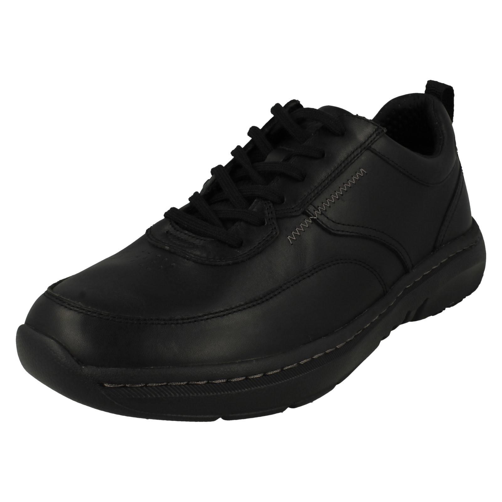Zapatillas Clarks Favor Lace Hombre - Cuero, Cordones, Suela Plana