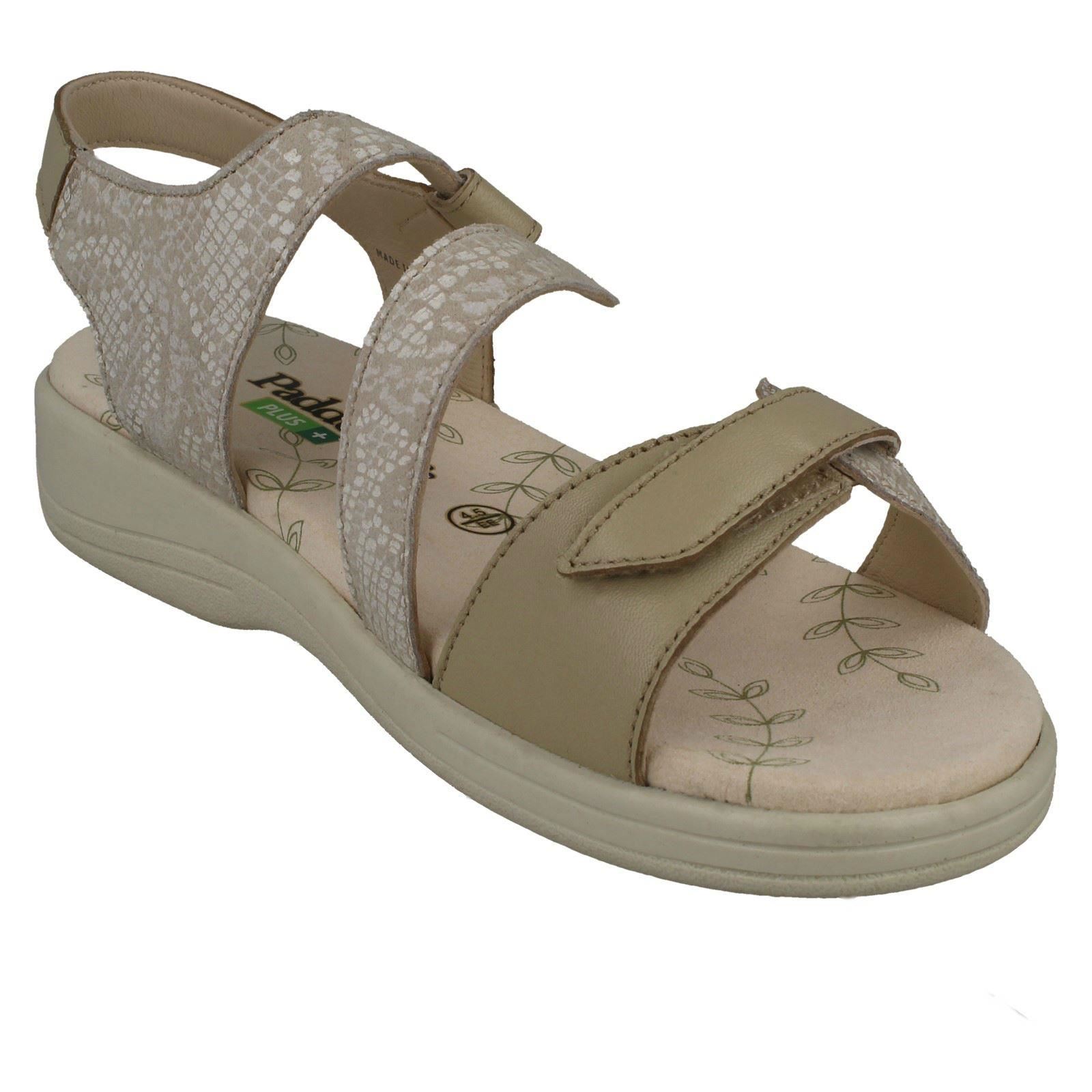 Sandalias de ajuste ancho elegantes con tiras para dama Padders Sunseek - Imagen 8 de 19