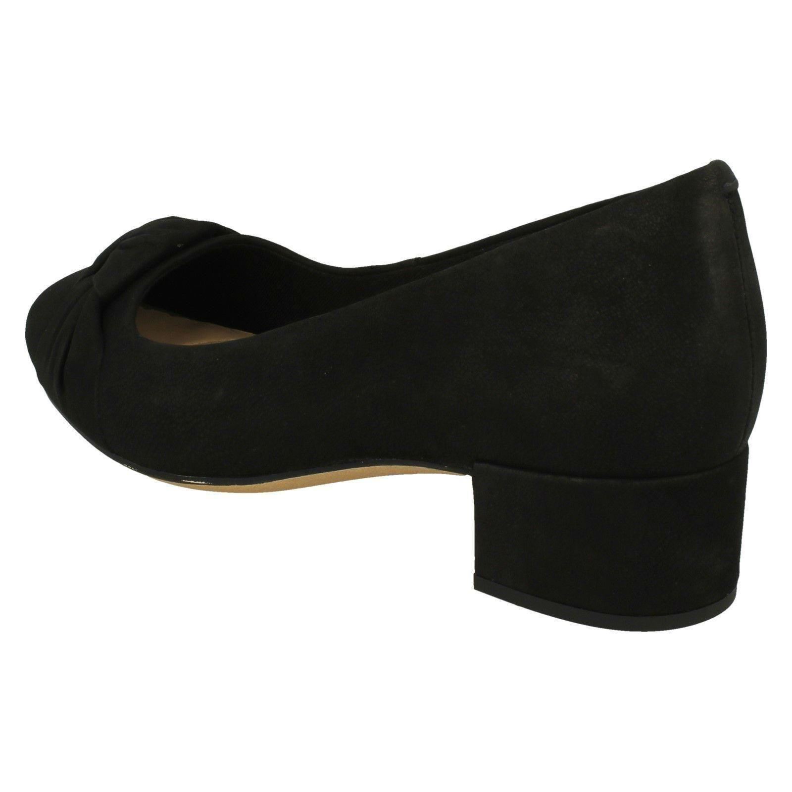 Orabella Lily /'Ladies Clarks/' Bow Detailed Block Heel Shoes