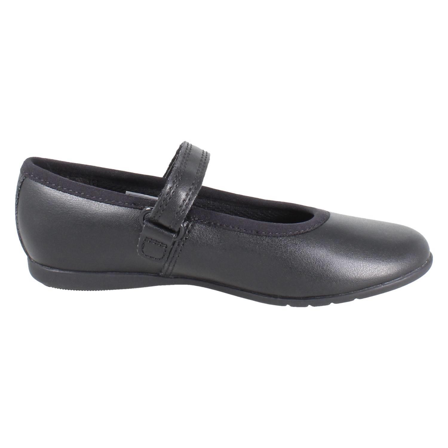 Girls Clarks Synthetic Leather Classic Mary Jane School Shoes *Dance Wish* - Picture 7 of 19
