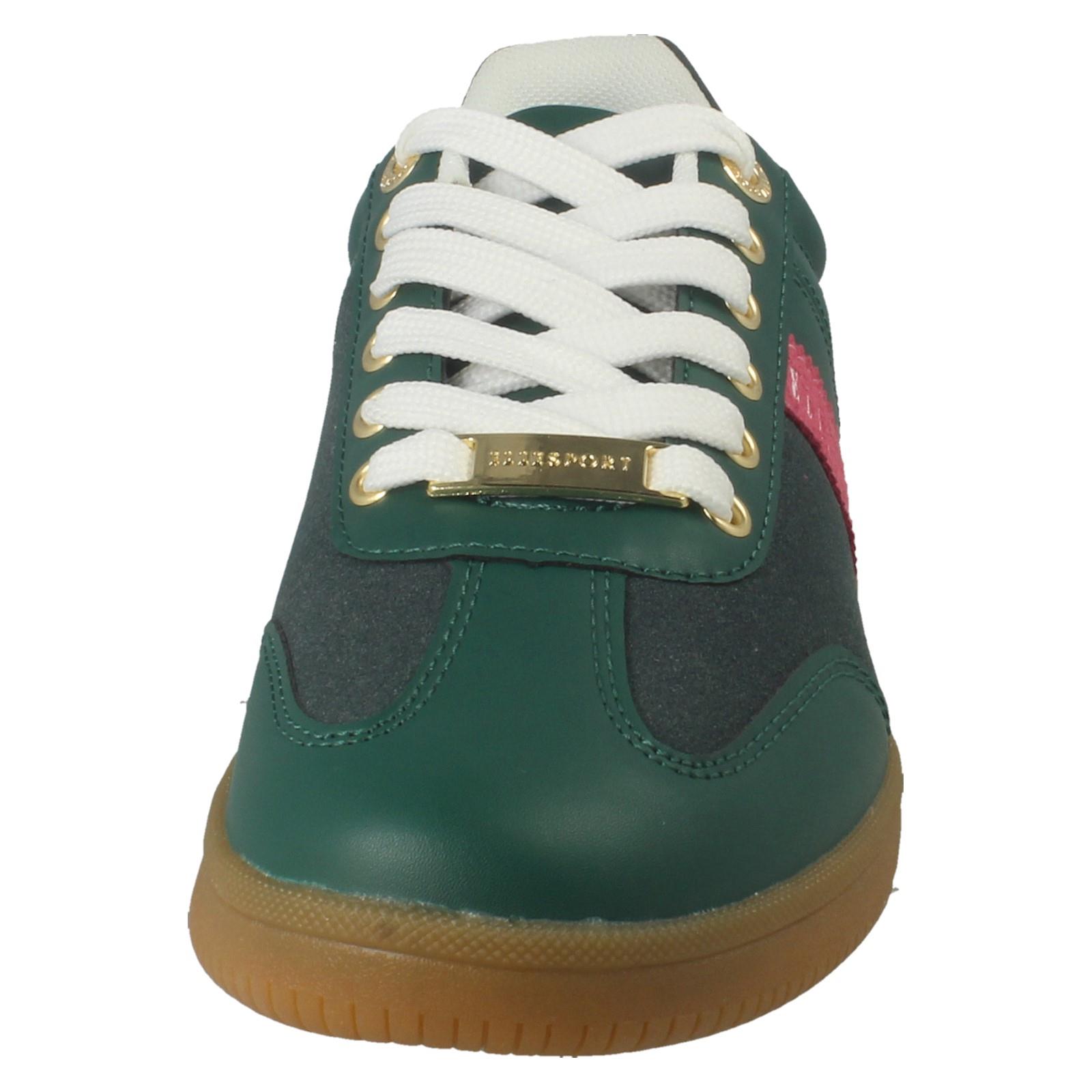 Damen Elle Sport Freizeit Schnürschuhe Sportlich Fitnessstudio Turnschuhe Schuhe F7R335 - Bild 9 von 10
