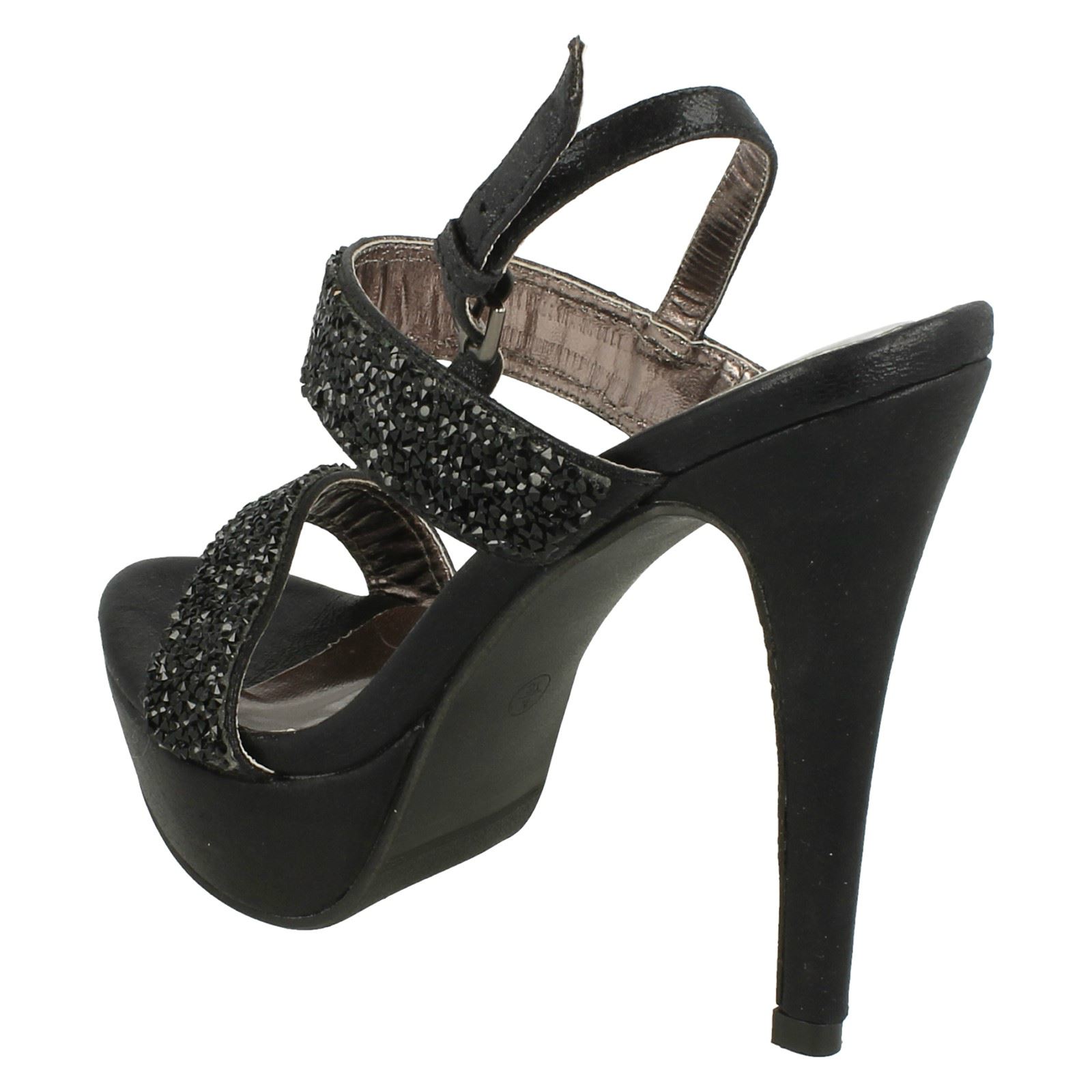 glitter strap heels
