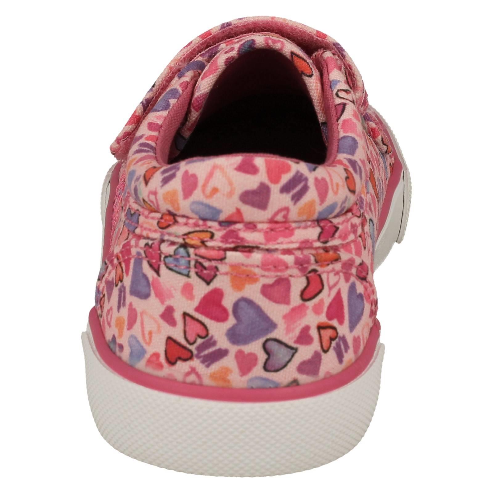 Mädchen Startrite Canvas Sommerschuhe maschinenwaschbar Herz detailliert Loveheart - Bild 5 von 10