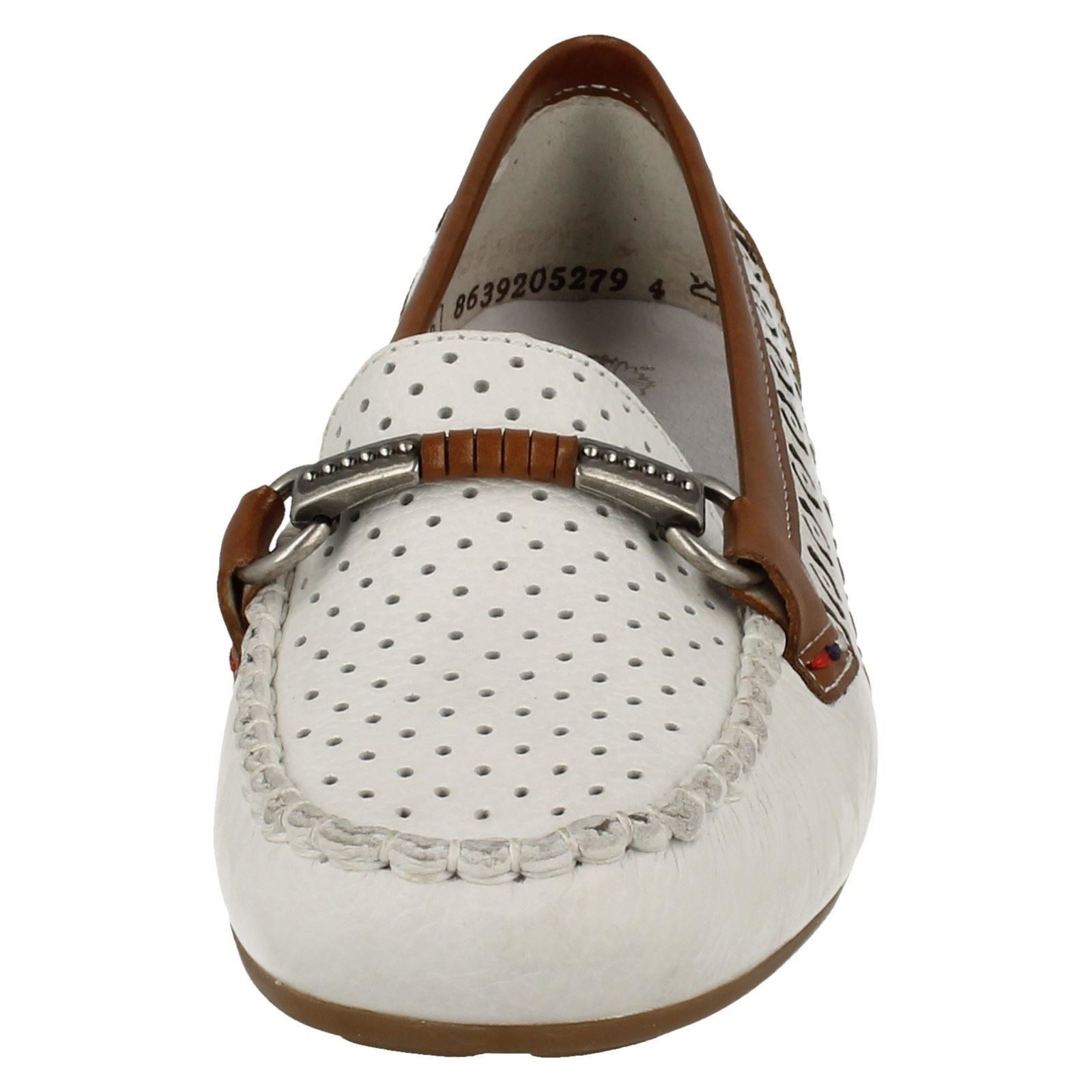 Ladies Rieker Rieker Rieker Slip On Flat Casual Loafer shoes 40085 01429a Ladies Rieker Rieker Rieker Slip On Flat Casual Loafer shoes 40085 01429a