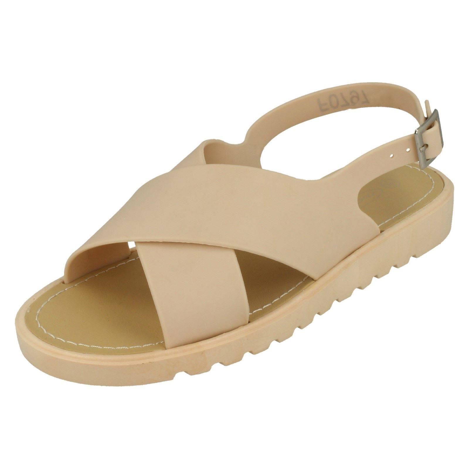 Sandalias Abiertas Para Damas Con Tiras Cruzadas Spot On - Imagen 11 de 28