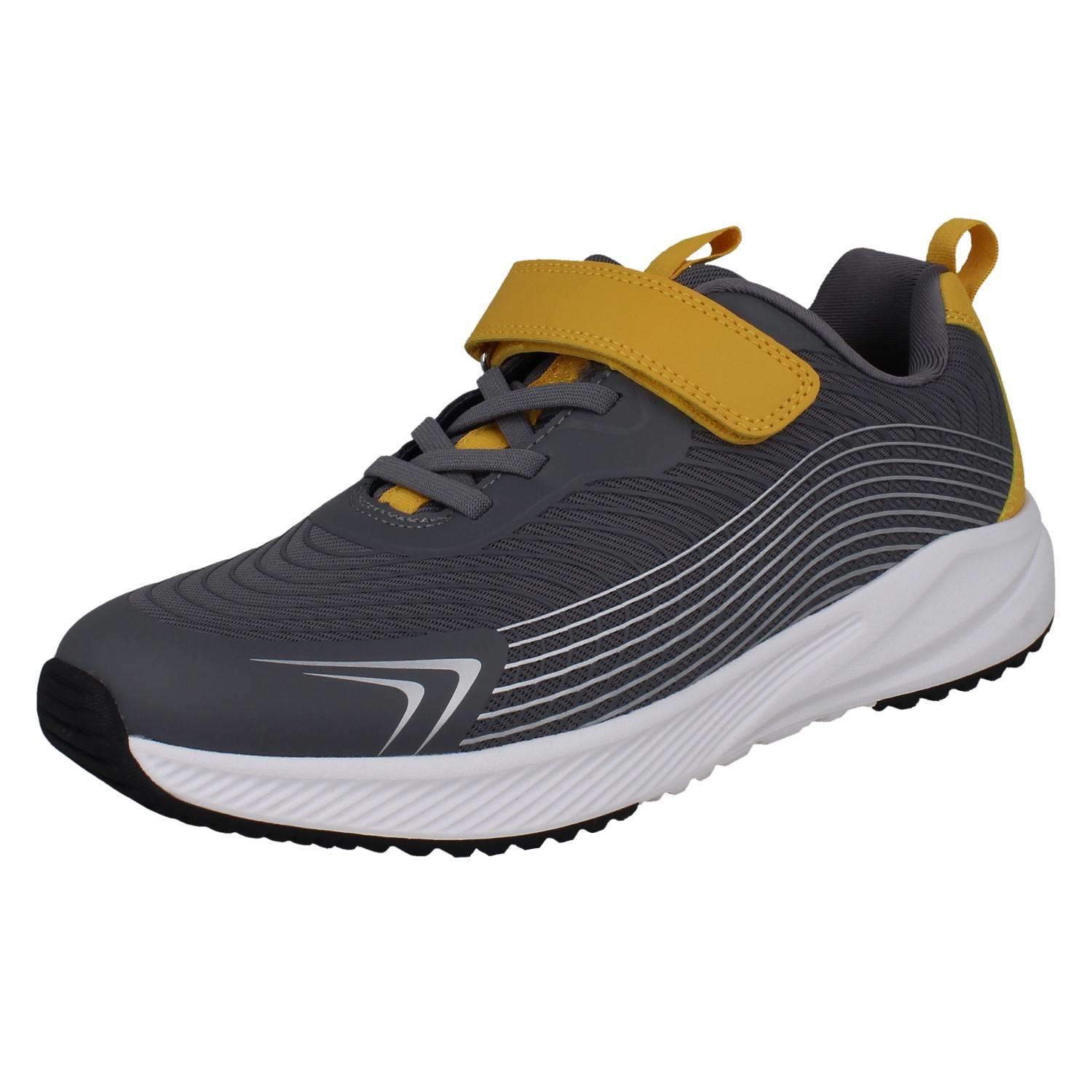 Kids Clarks Padded Textile Breathable Lightweight Sports Trainers *Deyes Dash* - Picture 20 of 64