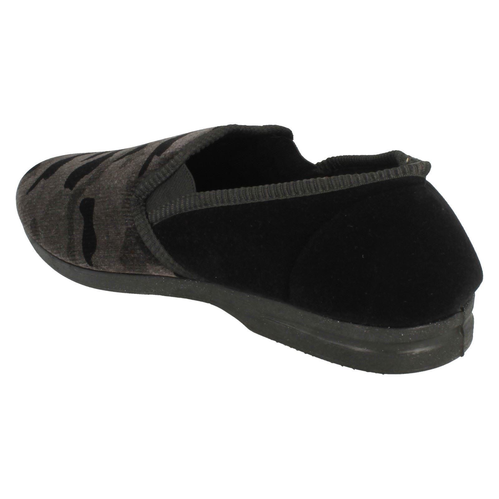 Mens Spot On Camouflage Full Slippers
