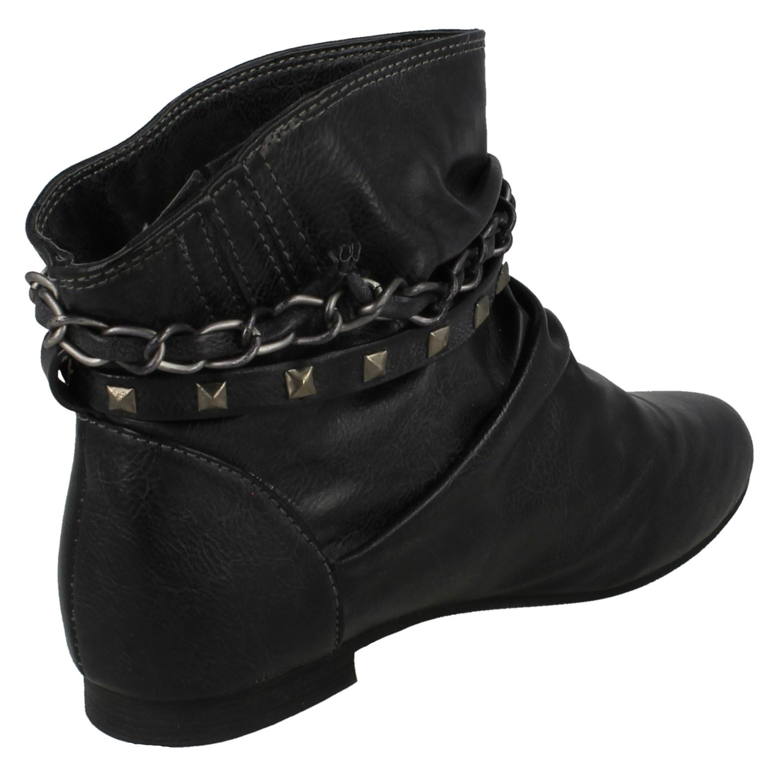 Girls Cutie Chain Strap Boots