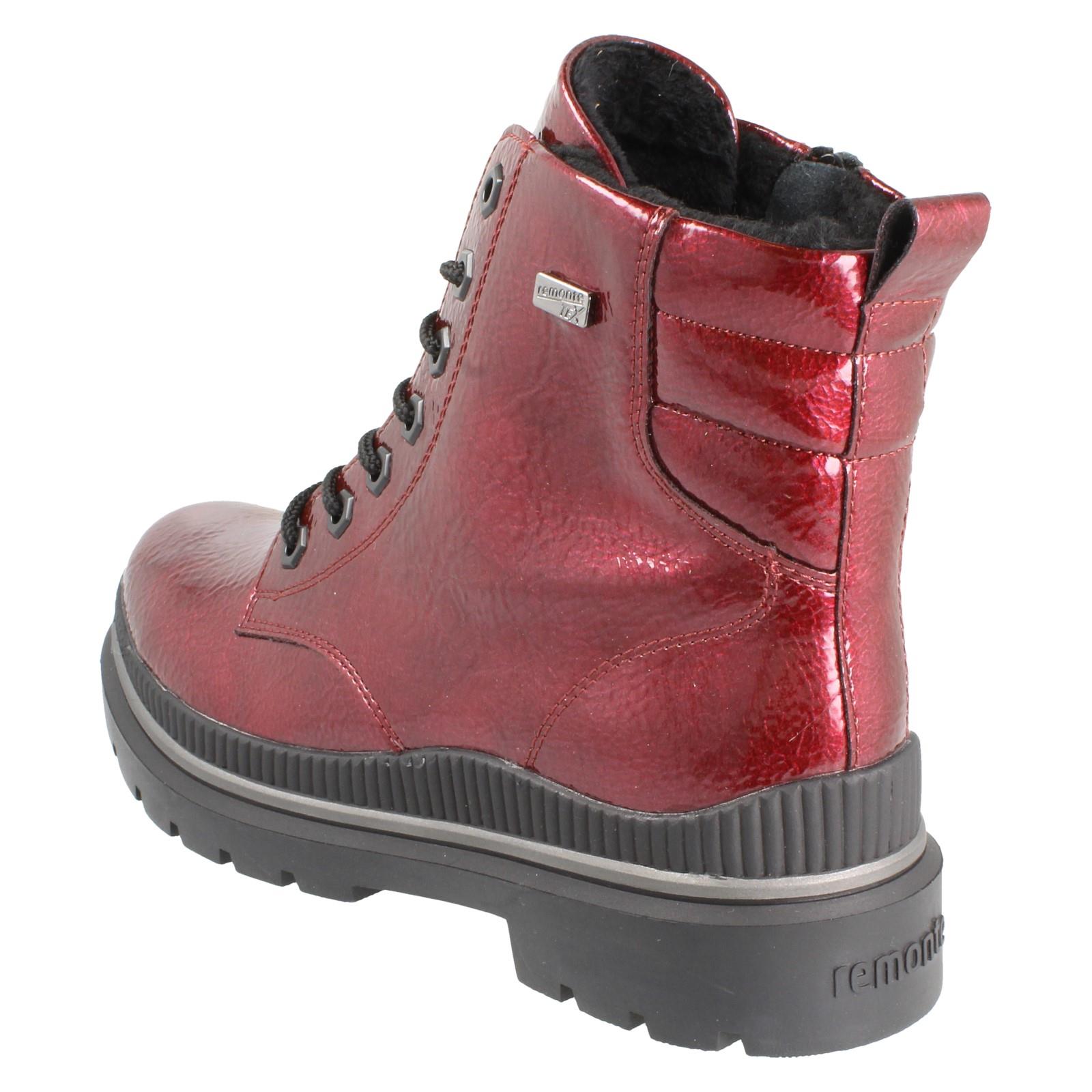 Stivaletti donna Remonte idrorepellenti soletta rimovibile tacco a blocco D0C82 - Foto 4 di 10