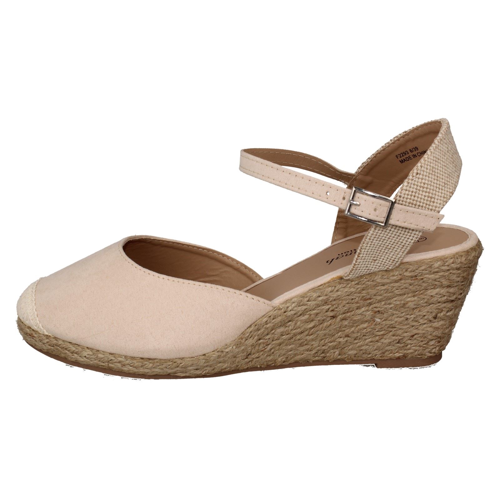 Ladies Savannah Wide Fitting Closed Toe Wedges - Picture 15 of 28