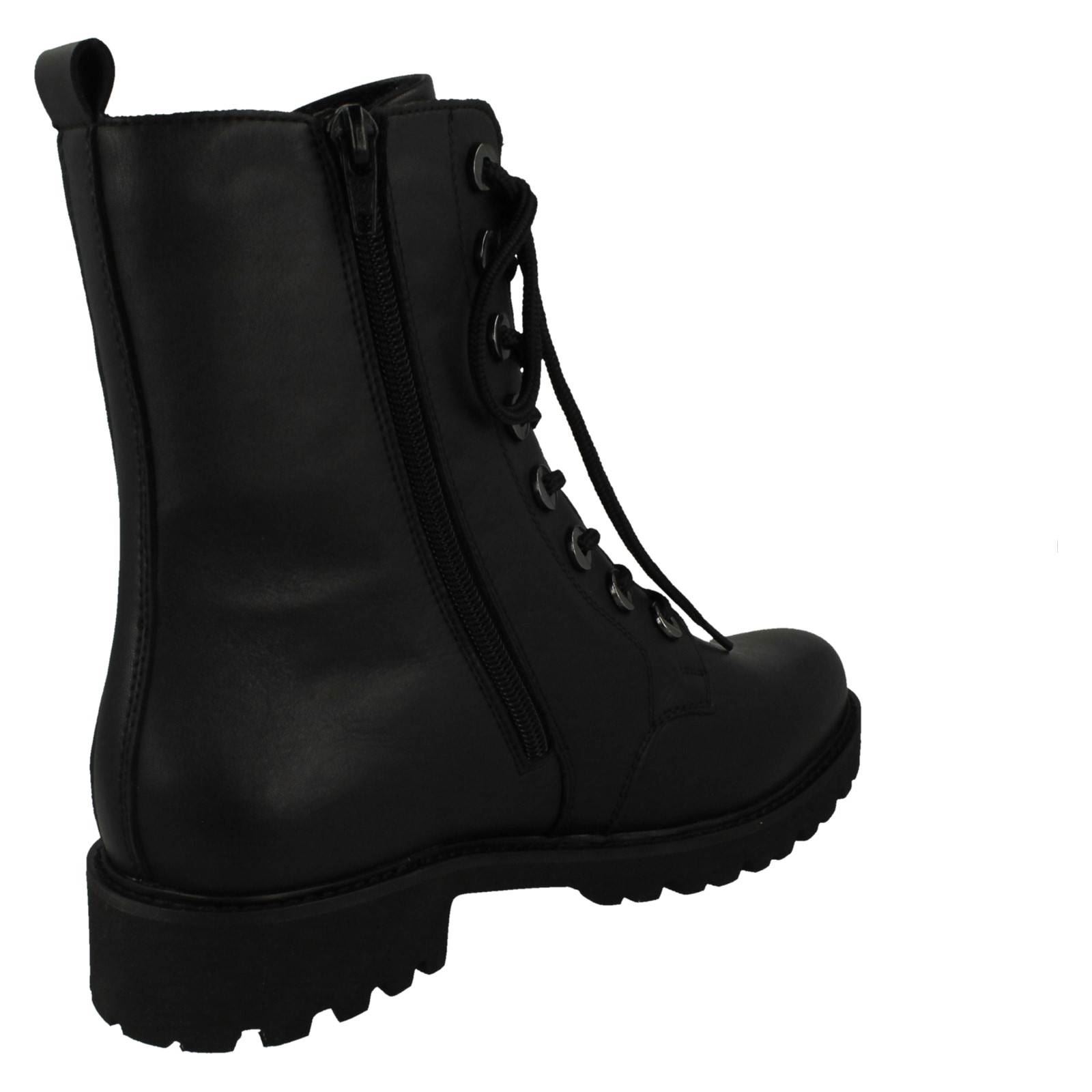 Ladies Remonte Combat Style Boots 'D8668' - Picture 6 of 10