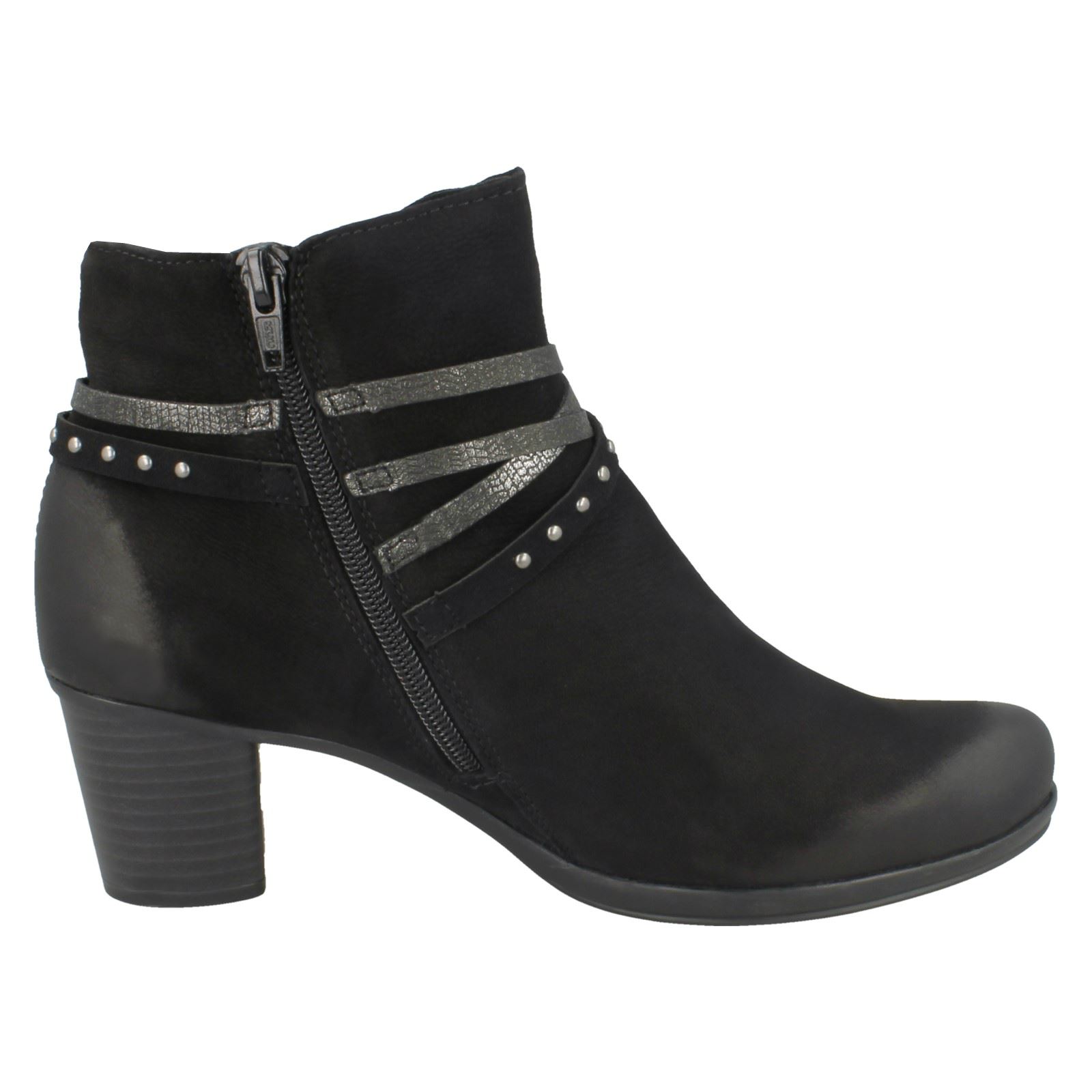 Damas REMONTE botas botas botas al tobillo detalle correa-R1580 8bf894 Damas REMONTE botas botas botas al tobillo detalle correa-R1580 8bf894