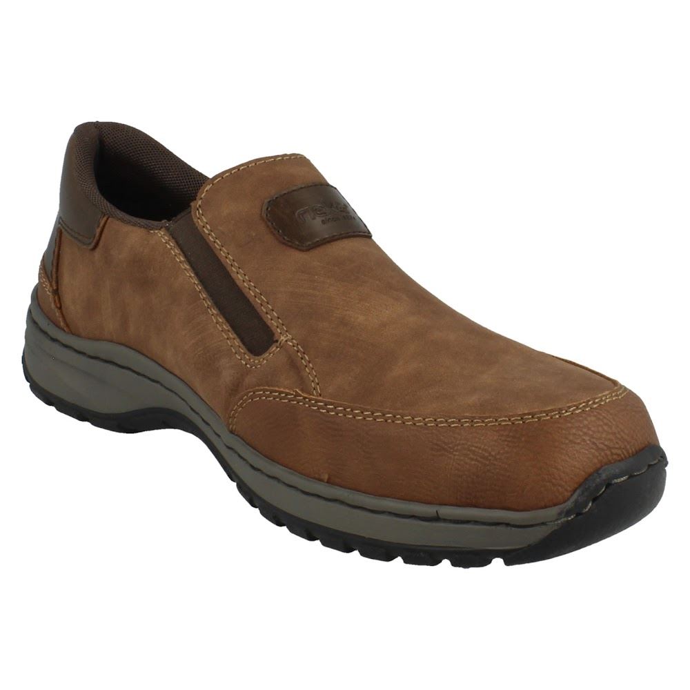 Mens Rieker Slip On Casual Shoes Extra Wide Fit Removable Insoles *03365* - Picture 17 of 19