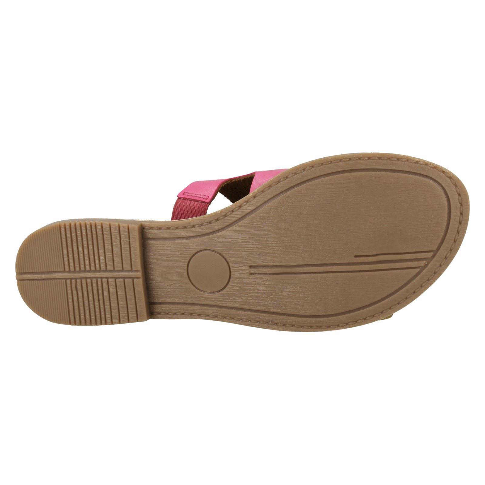 Damen Leder Kollektion Slipper Flache Riemchen Sandalen - Bild 19 von 46