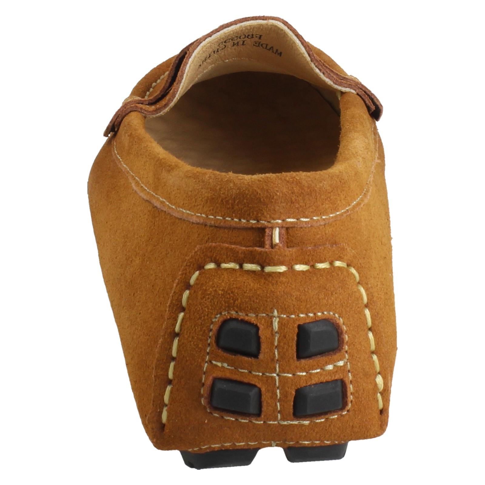 Ladies Down To Earth Suede Leather Slip On Moccasins F8R0593 - Picture 14 of 19