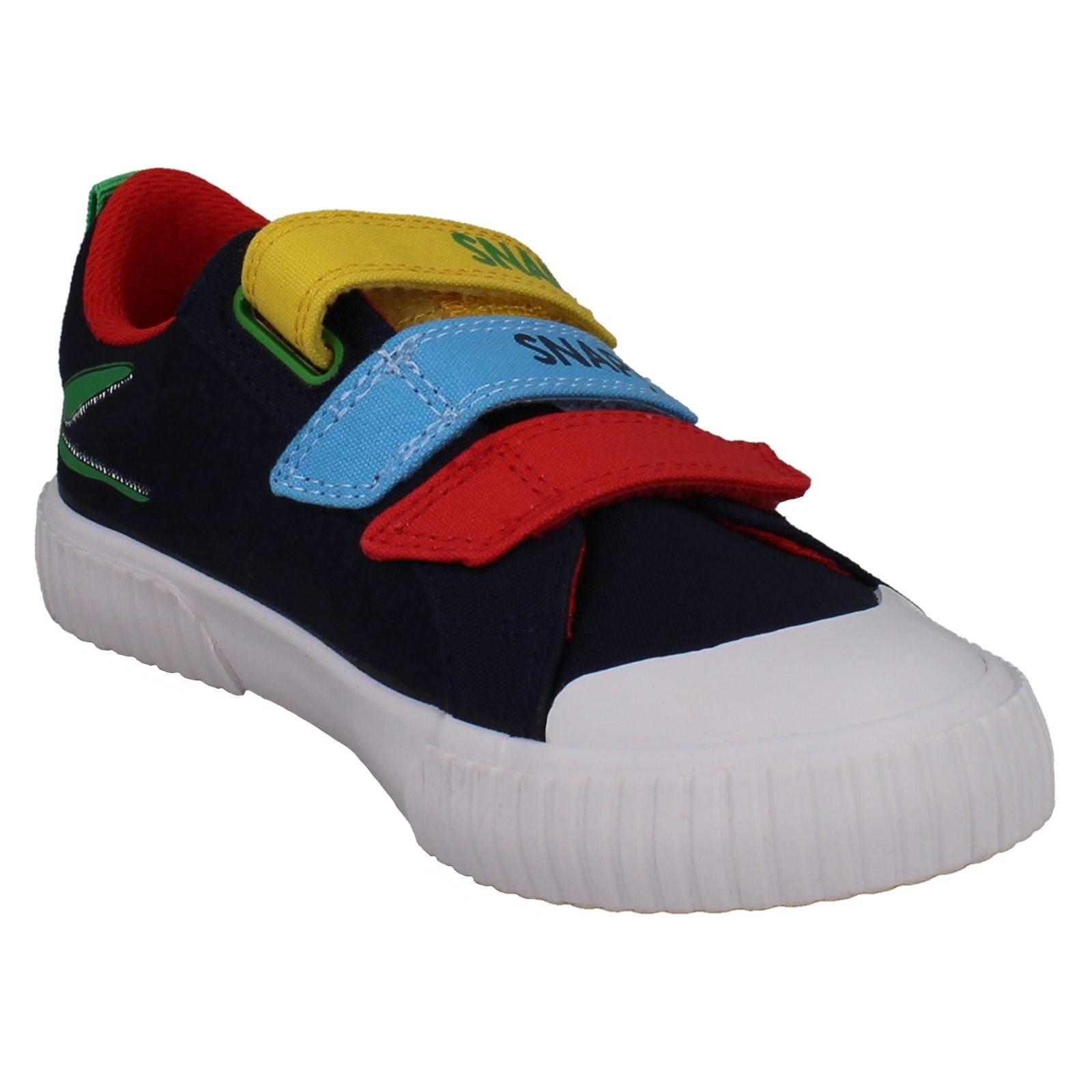 Zapatos de lona coloridos Clarks 'The Enormous Crocodile' para niños RD Foxing Ace - Imagen 8 de 19