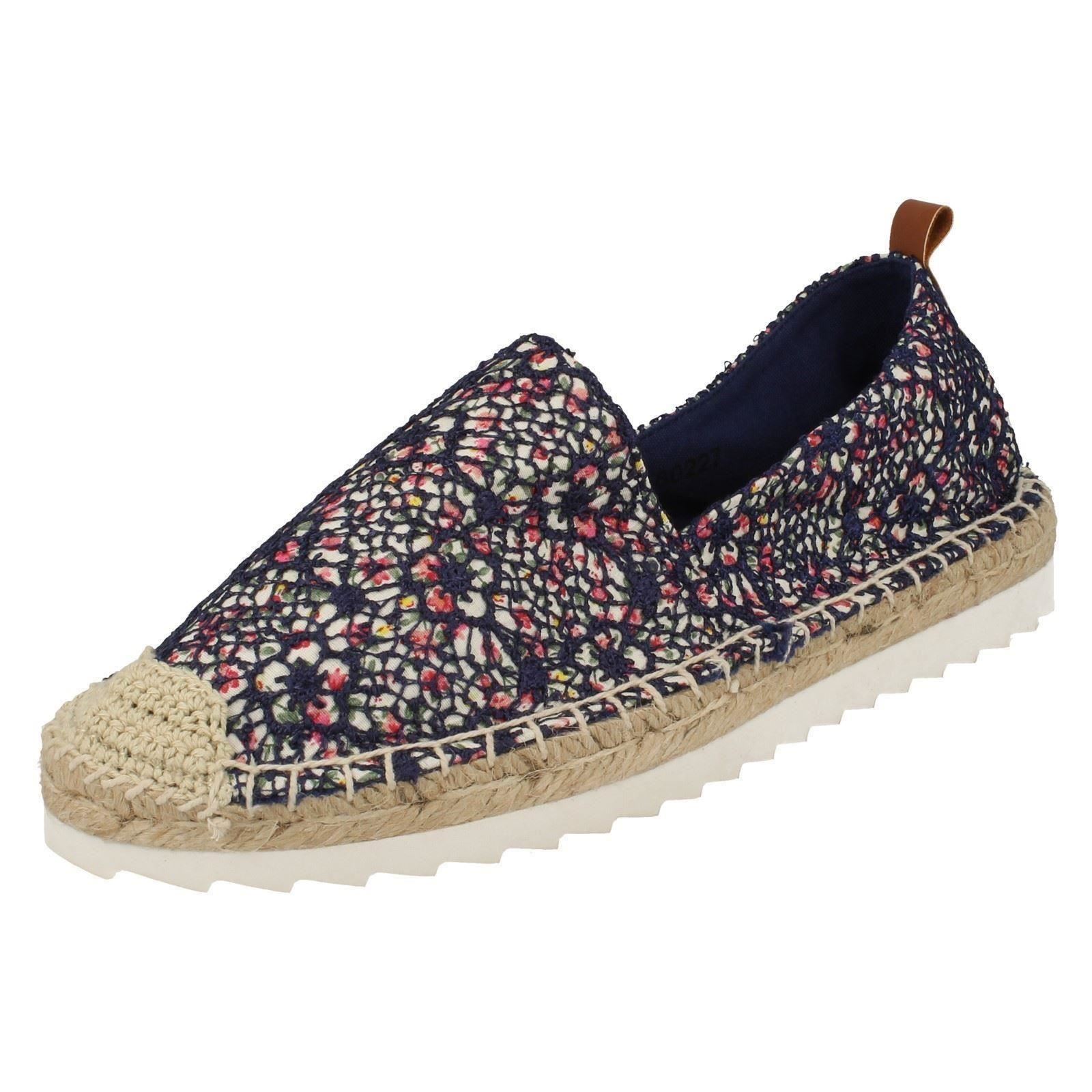 Ladies Savannah Casual Summer 'Canvas Pumps' - Picture 11 of 19