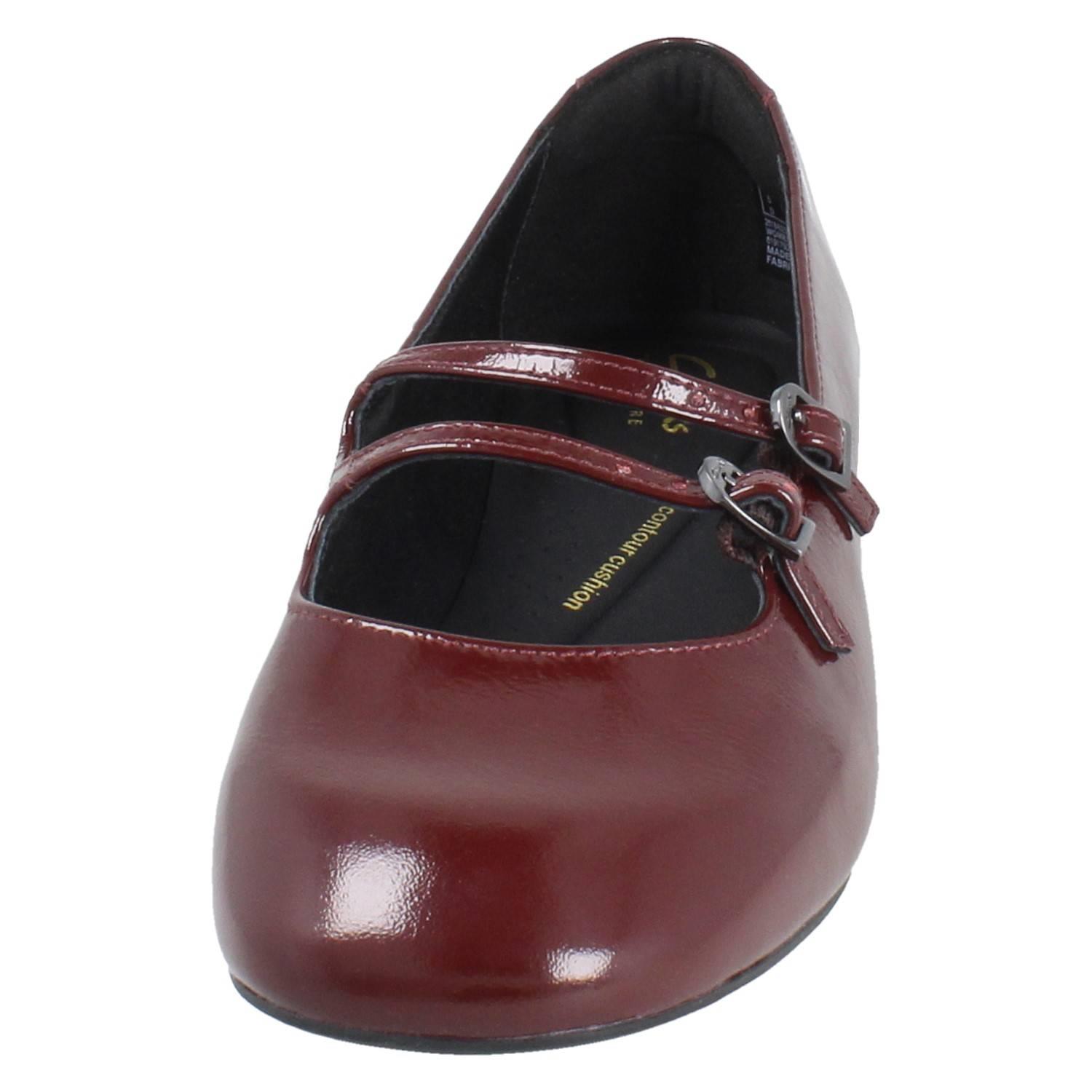 Ladies Clarks Mary Jane Buckle Fastening Smart Shoes Daiss 30 Shine - Picture 18 of 37