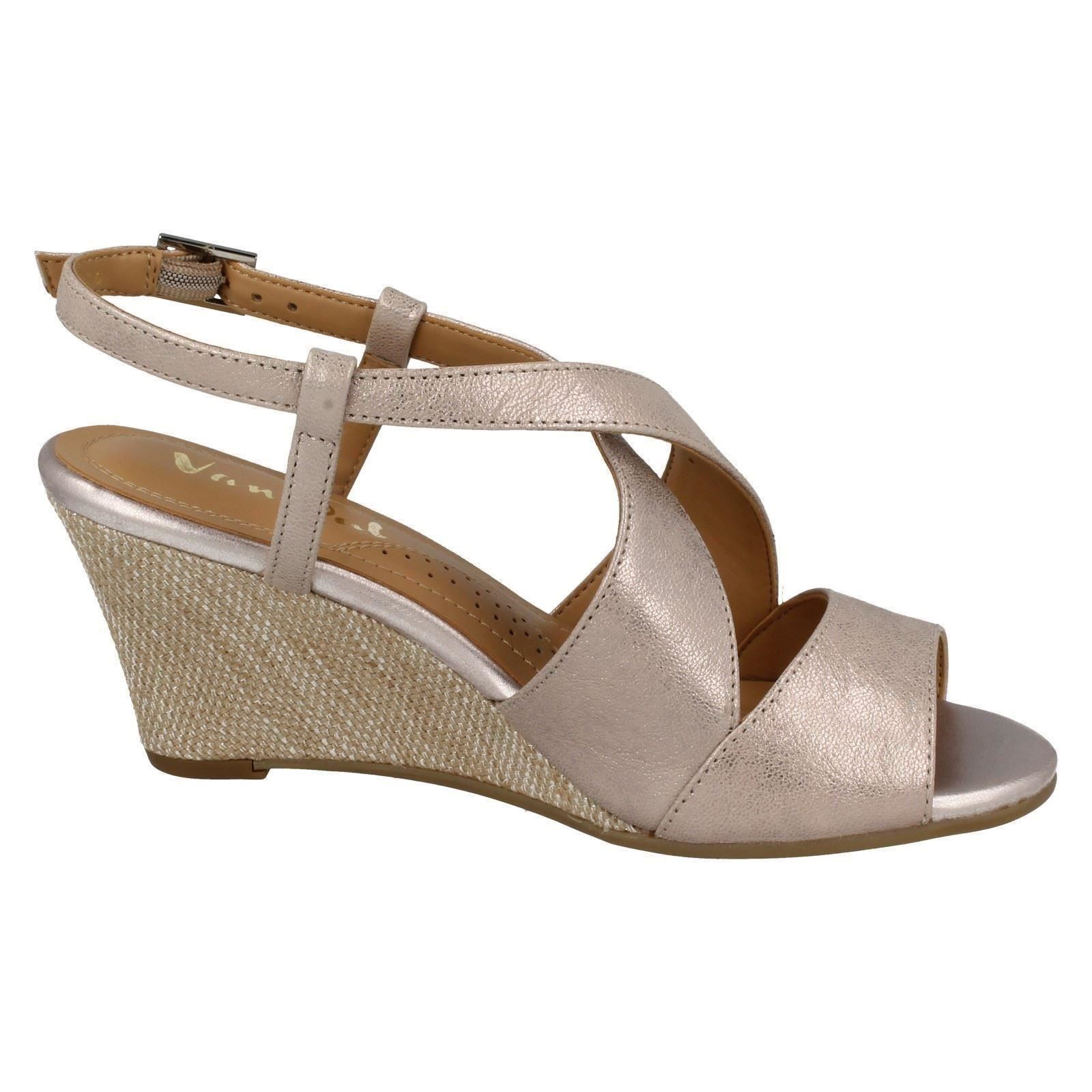 Ladies Van Dal Cross Strap Wedged Wedged Wedged Sandal Allora 59d014 Ladies Van Dal Cross Strap Wedged Wedged Wedged Sandal Allora 59d014