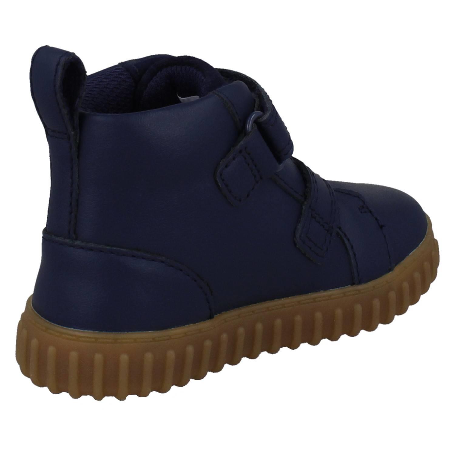 Bottes Montantes En Cuir Suédé Pour Enfants Unisexes Clarks *Cove Sky* - Picture 15 of 19