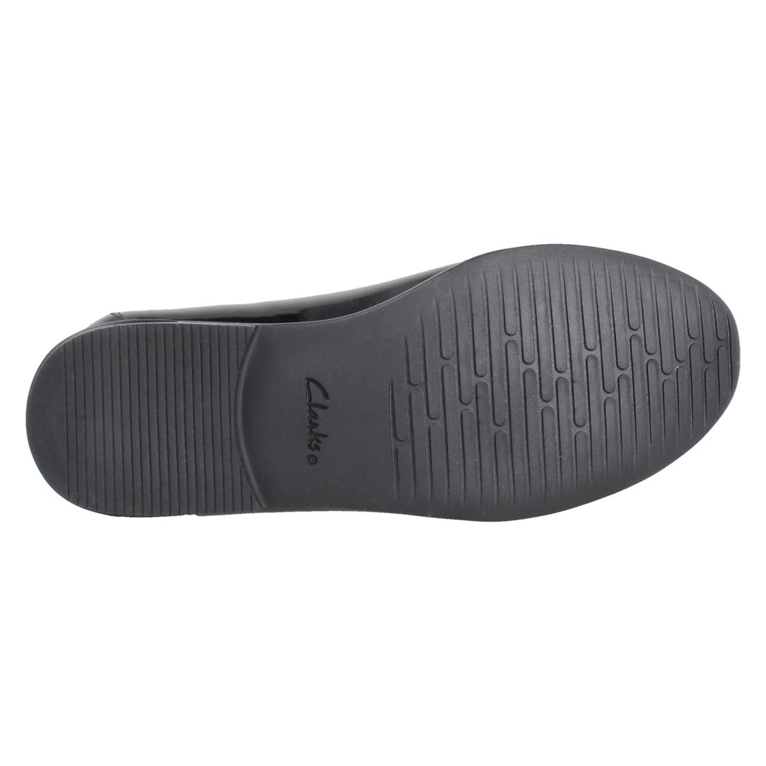 Girls Clarks Horse Bit Trim Leather Slip On Loafer School Shoes *Finja Loafer* - Picture 28 of 37