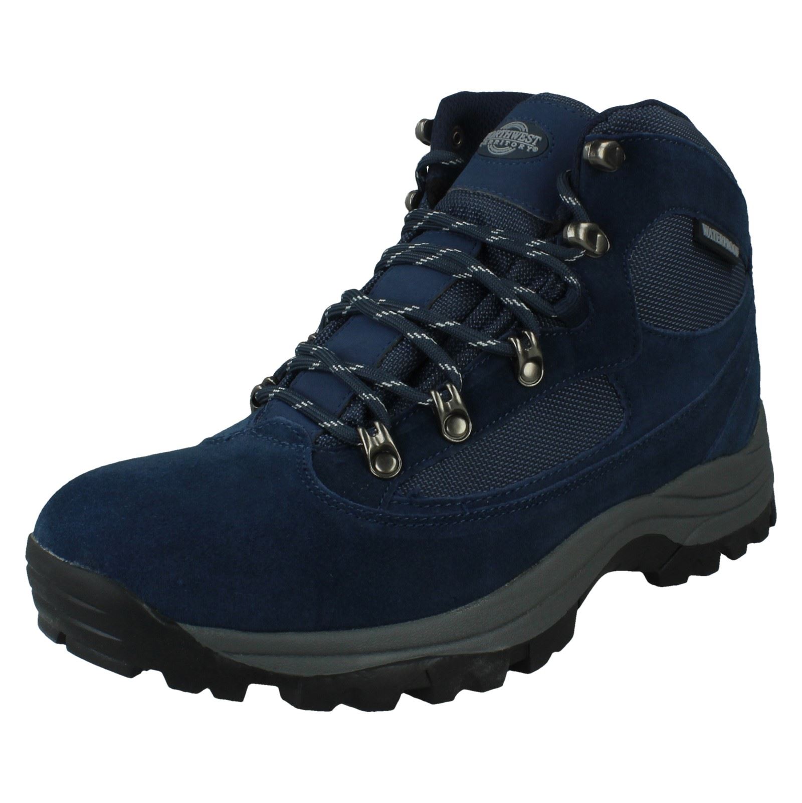 Mens Waterproof Hiking Boots Northwest Territory Leather Lace Up Walking Shoes Mens Waterproof Hiking Boots Northwest Territory Leather Lace Up Walking Shoes