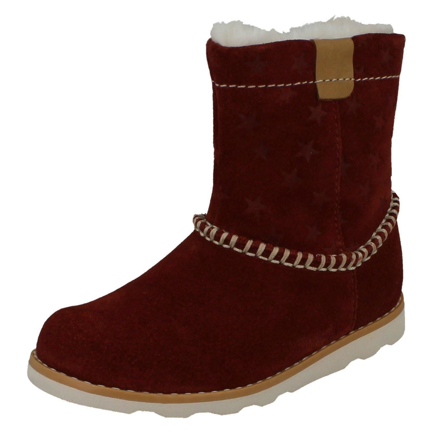 Niñas Clarks Informales con Cremallera Calentadas Botas Corona Piper - Imagen 2 de 28