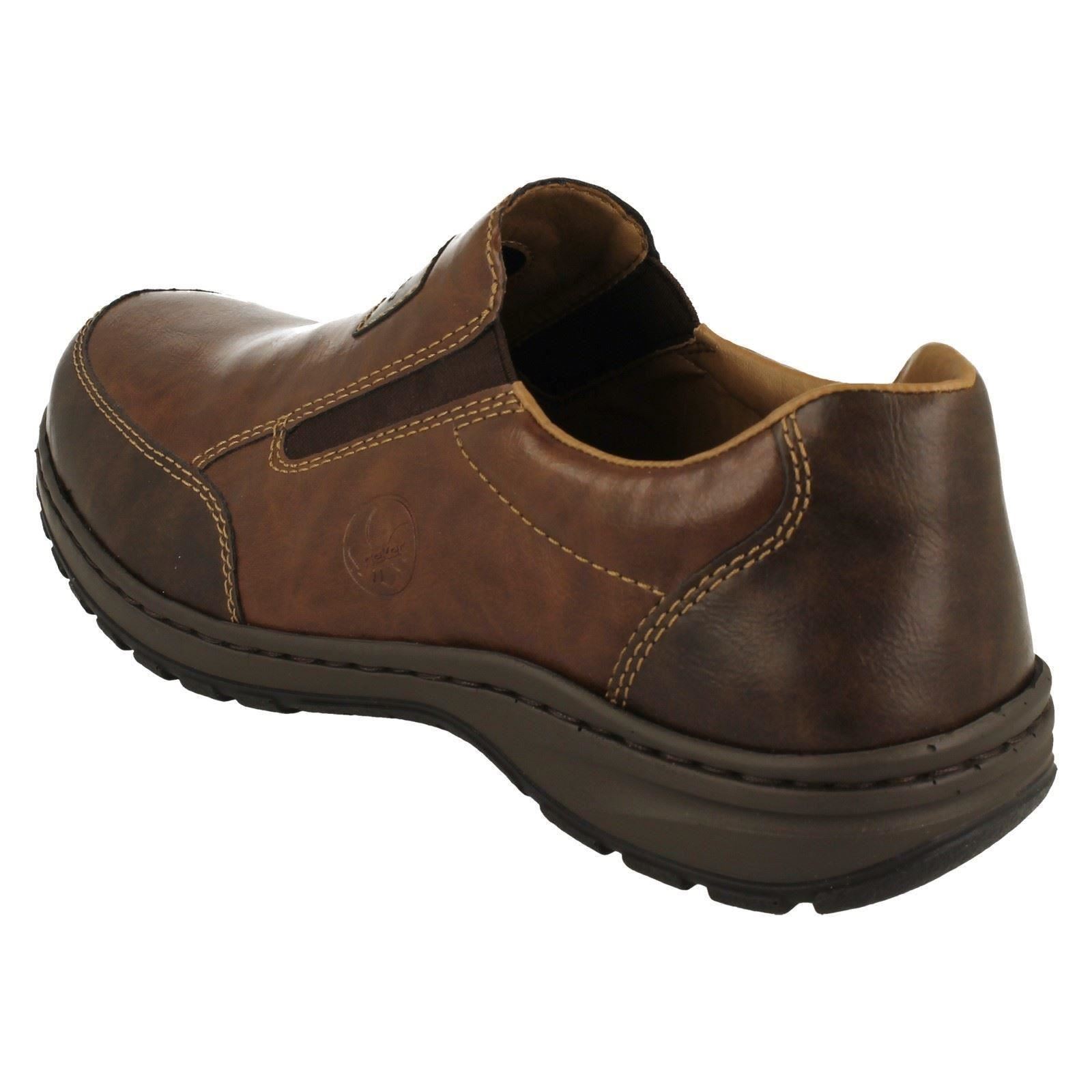 Mens Rieker Casual Extra Wide Slip On Shoes '03354' - Picture 9 of 10