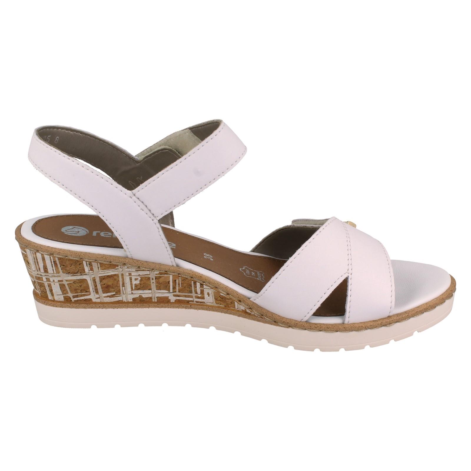 Sandali Da Donna Remonte Con Cinghie Regolabili E Tacco A Wedge *R6R266* - Picture 16 of 19