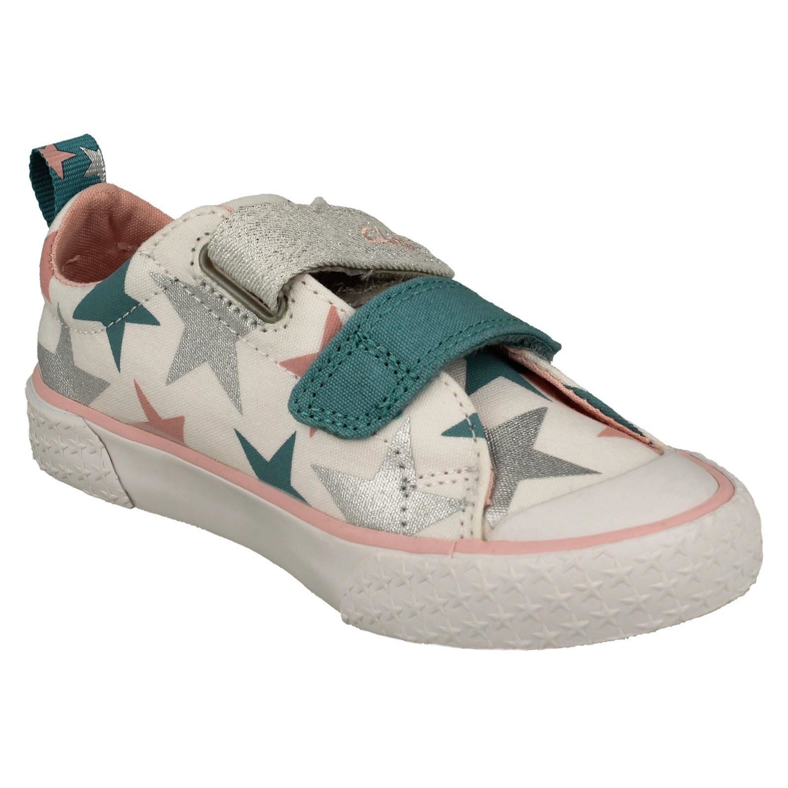 Kinder Clarks Muster detaillierte Canvas Schuhe *Foxing Lo* - Bild 10 von 37