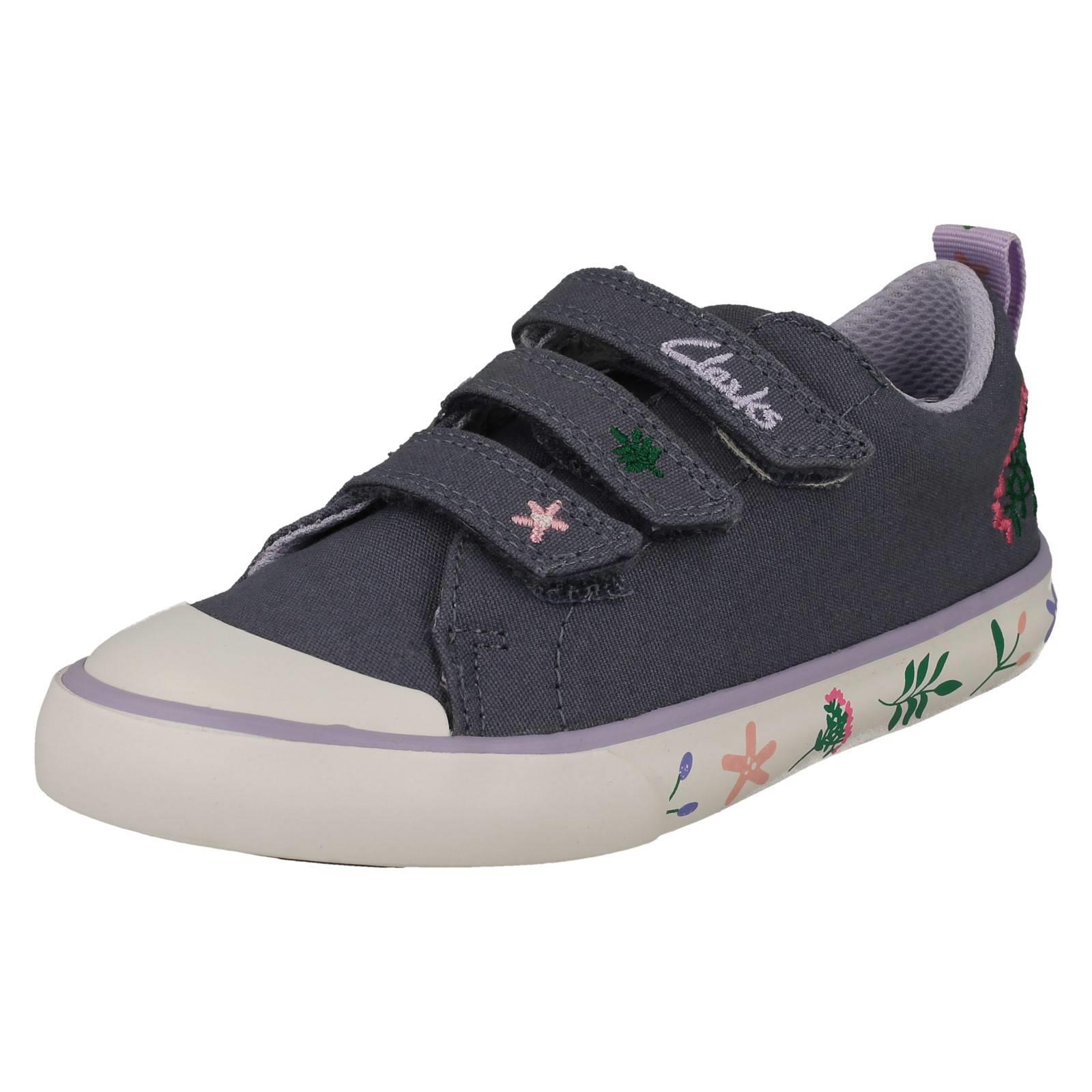 Kinder Clarks Muster detaillierte Canvas Schuhe *Foxing Lo* - Bild 11 von 37