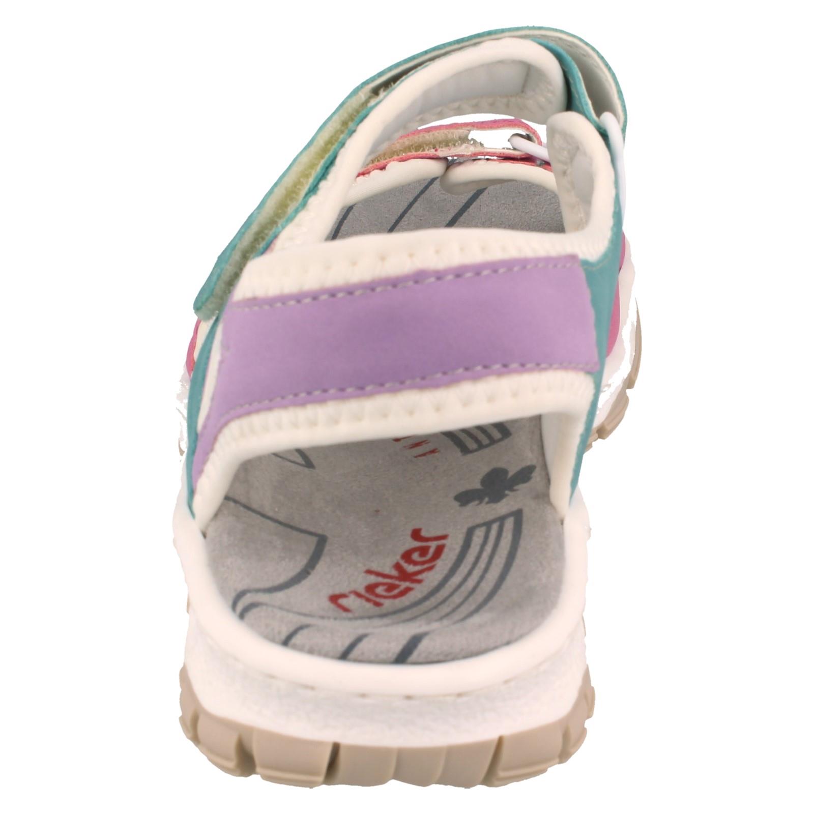 Sandalias de verano Rieker sintéticas antiestrés estilo deportivo para dama 68866 - Imagen 42 de 46
