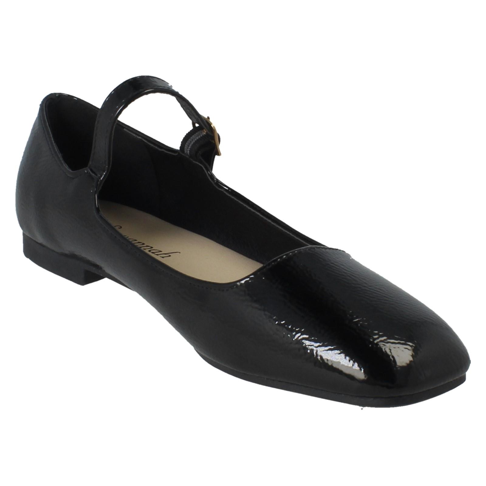 Flache elegante Mary Jane Damenschuhe Savannah mit Schnallenverschluss "F8R0587" - Bild 26 von 28