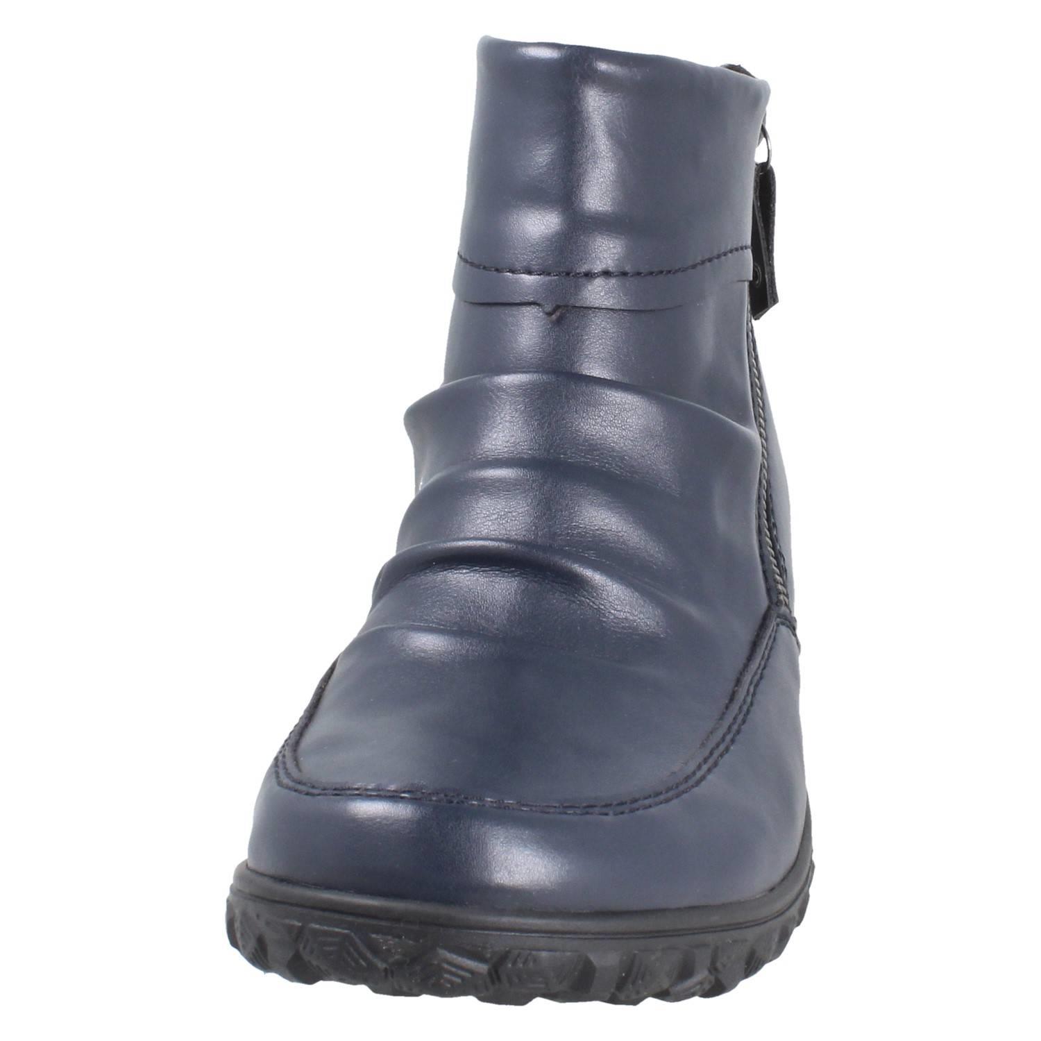 Mujer Rieker Corte Ancho Cremallera Botas Con Desmontable Plantillas: 59585 - Bild 9 von 10