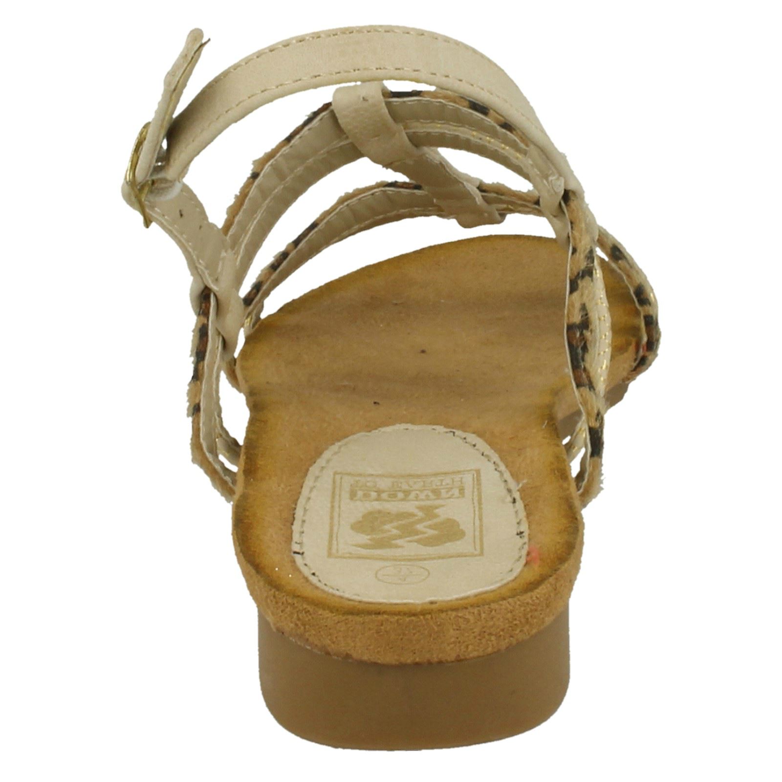 Ladies Down To Earth T Bar Slingback Sandals - Picture 8 of 19