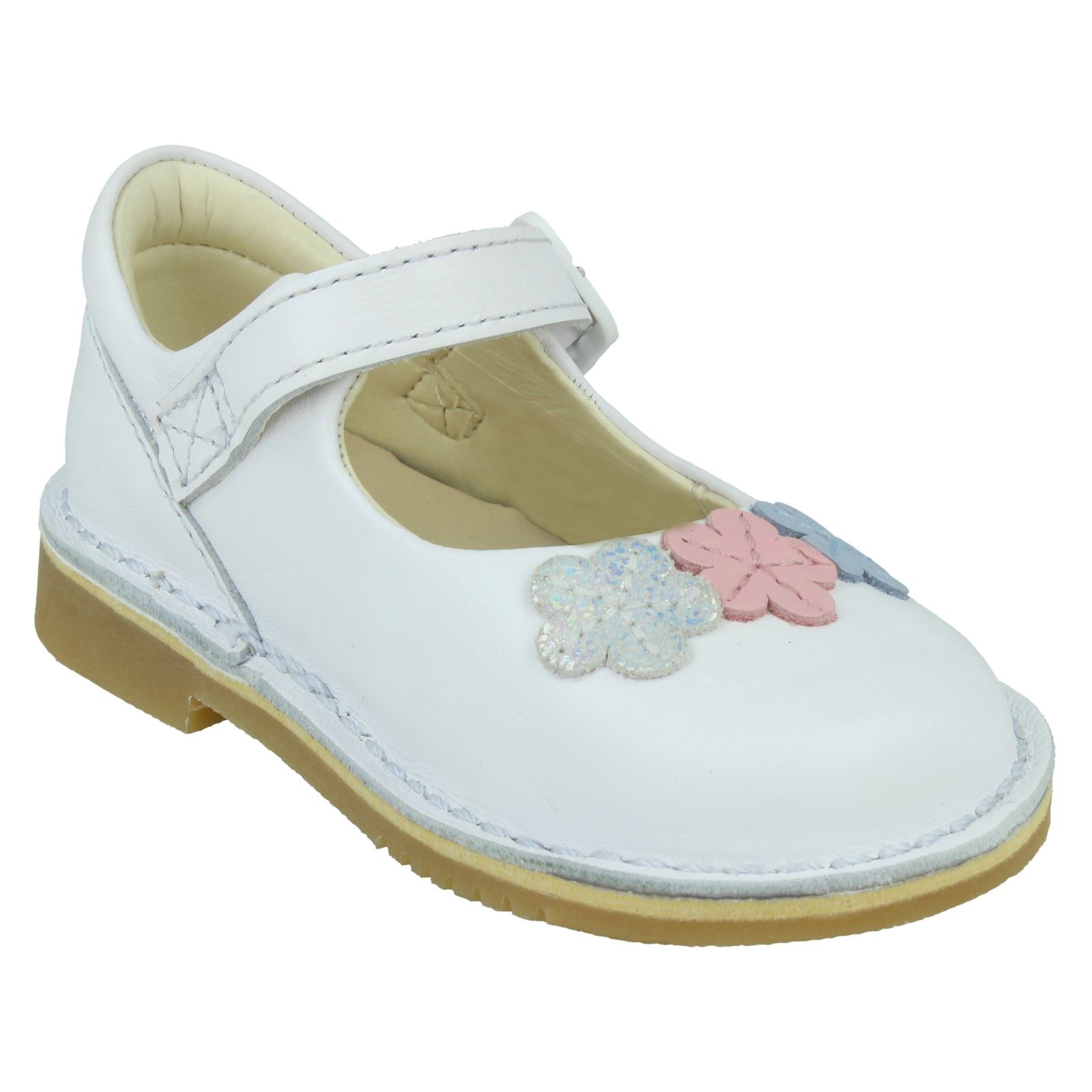 Zapatos informales de cuero con gancho y bucle para niñas Clarks gema cometa - Imagen 17 de 19