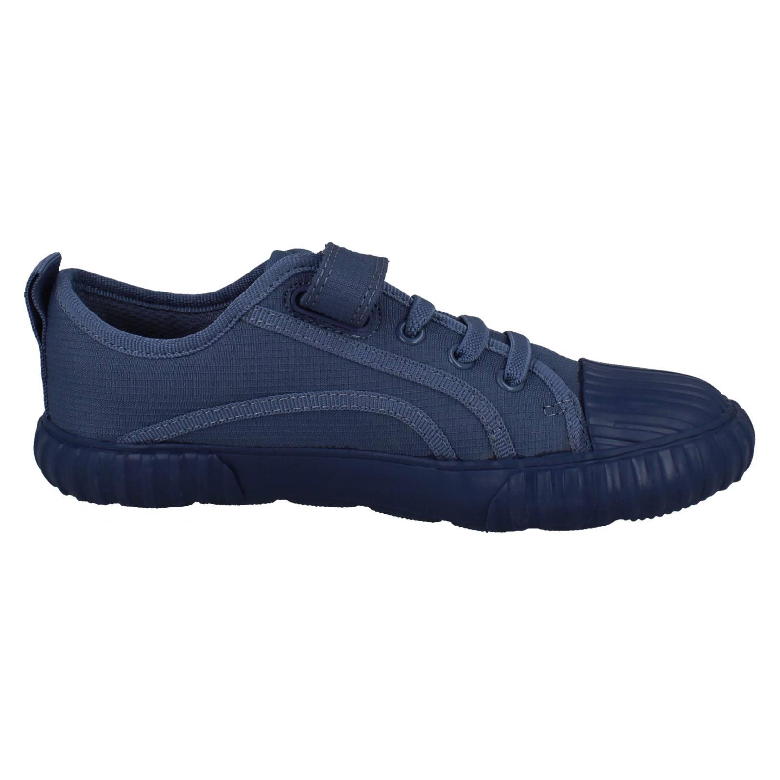 Kids Clarks Stretch Sport Style Washable Canvas Shoes "Foxing Stitch - Picture 7 of 37