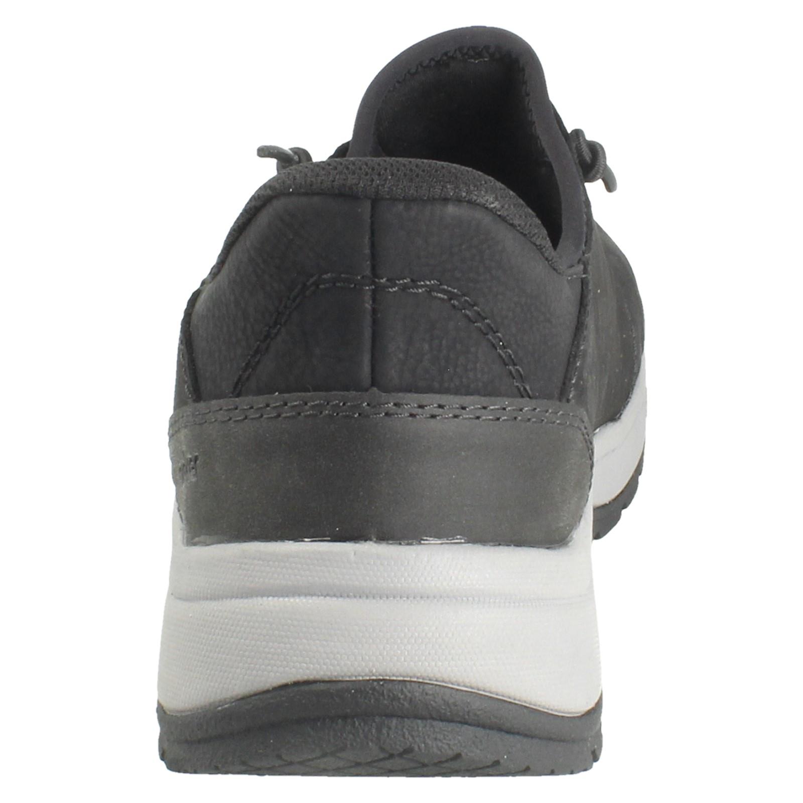 Mens Rieker Extra Wide Elasticated Lace Casual Suede Shoes 11050 - Picture 5 of 19