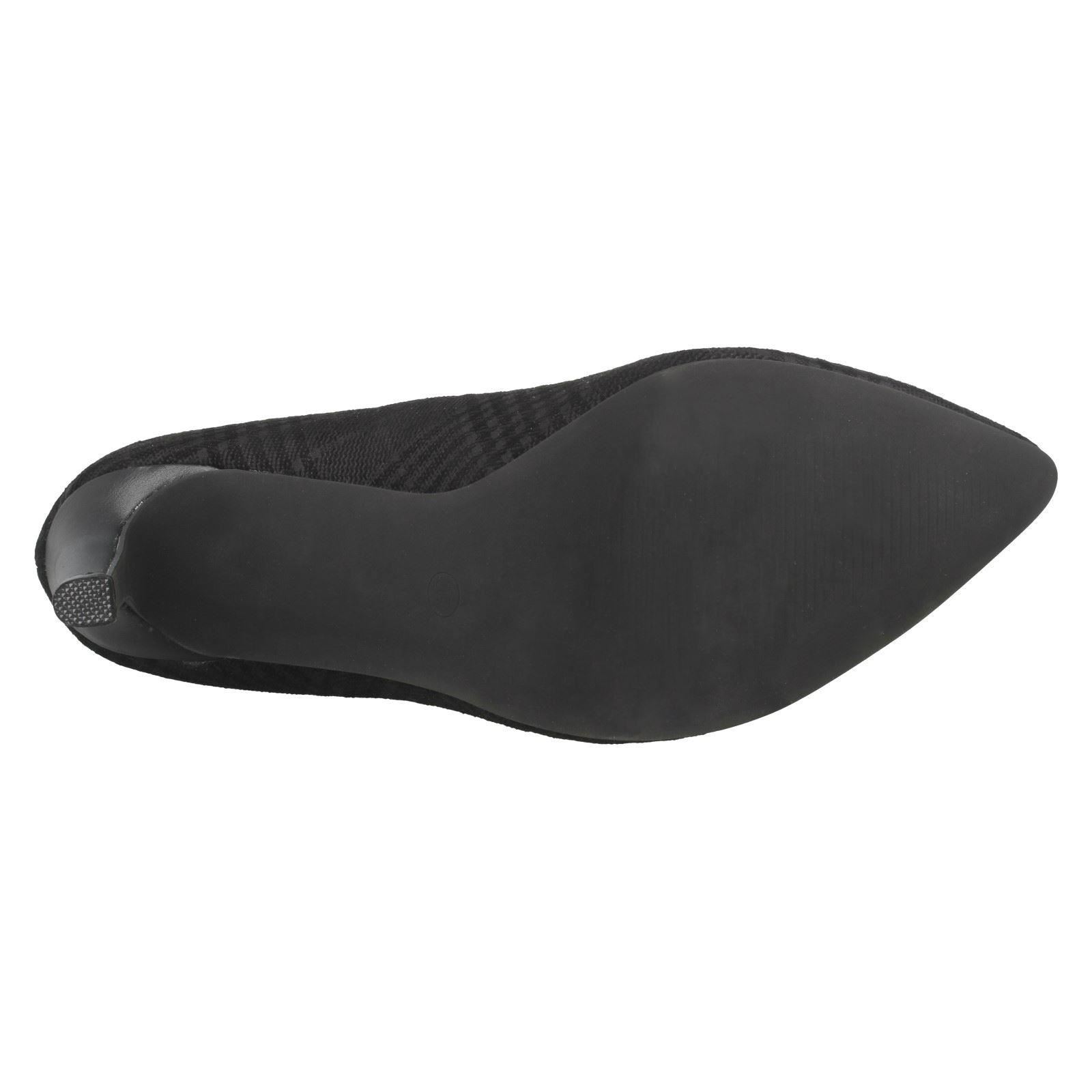 Damen Spot On Stiefeletten mit hohem Stilettoabsatz - Bild 10 von 10