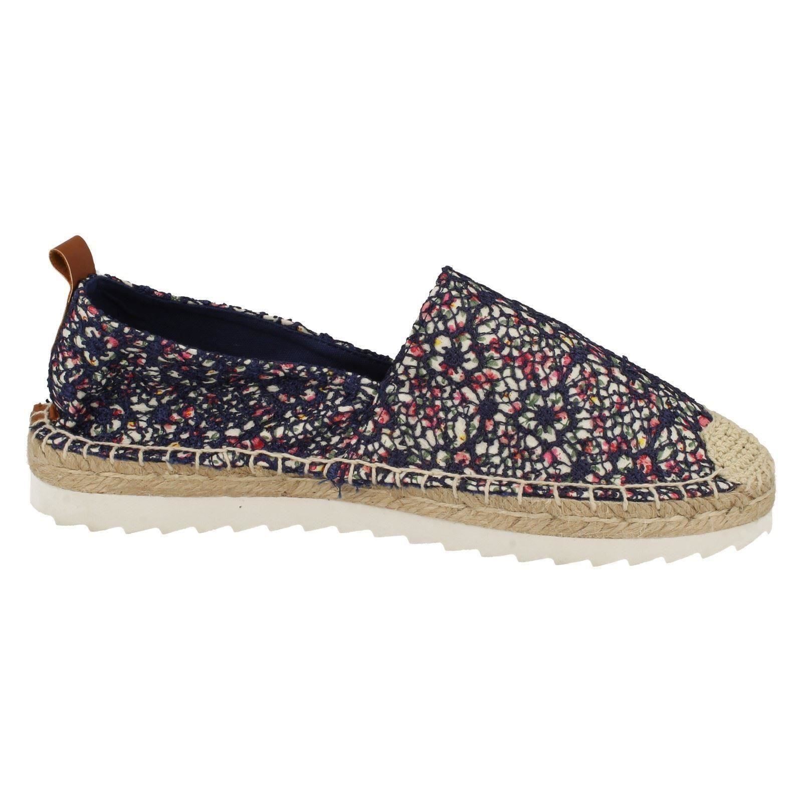 Ladies Savannah Casual Summer 'Canvas Pumps' - Picture 16 of 19