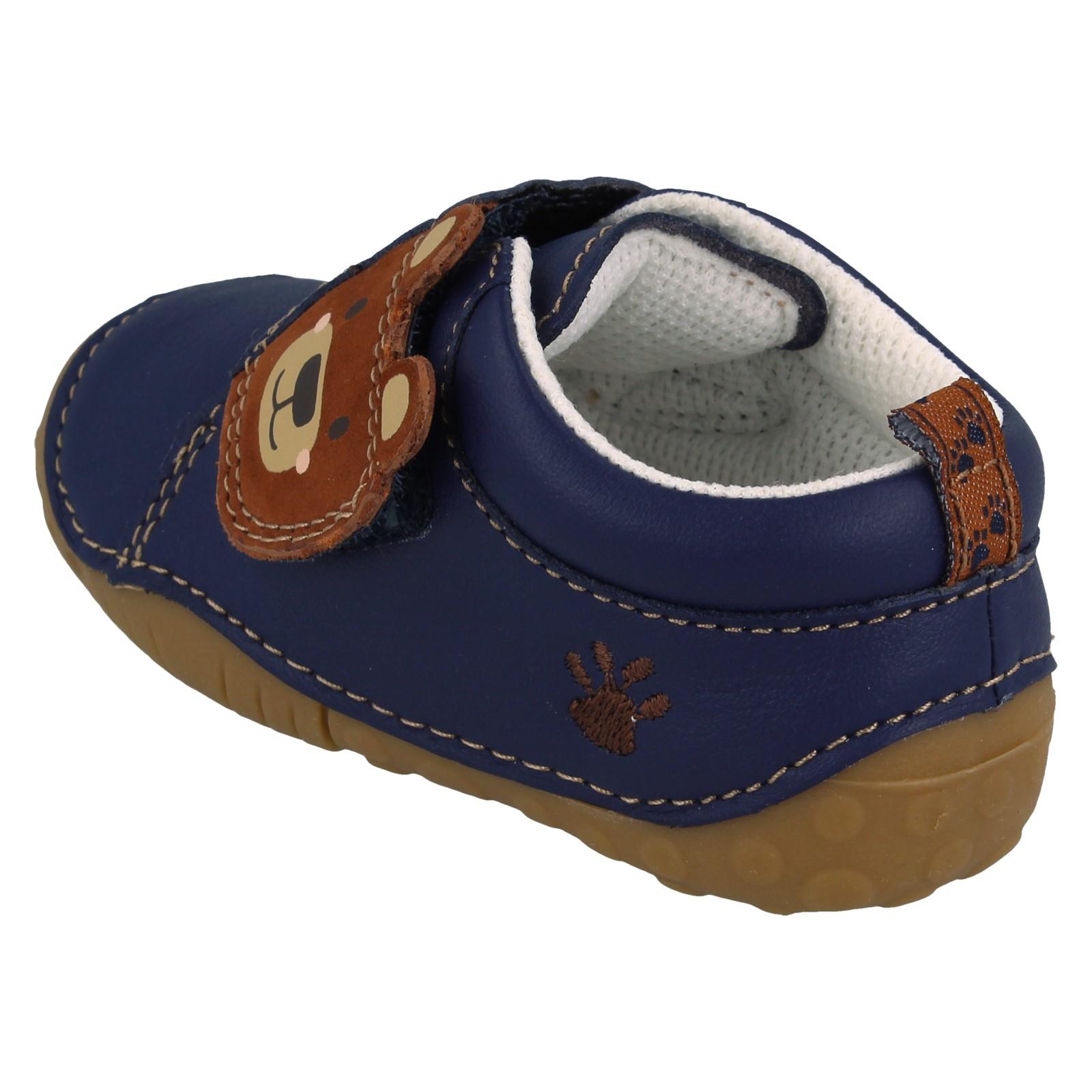Scarpe Pre-Walker Soft Leather Per Bambini Con Design Orso *Bear Hug* - Picture 4 of 19