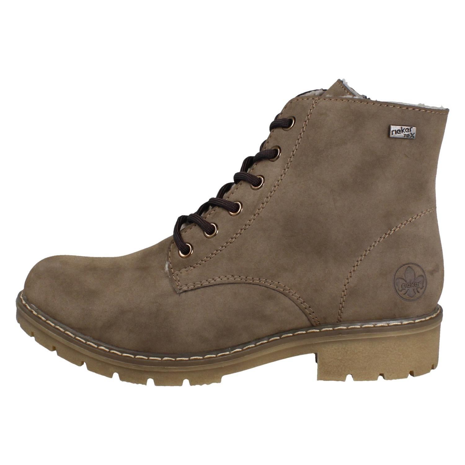 Damen Rieker Stiefeletten weite Passform warm gefüttert wetterfest *Y9103* - Bild 3 von 10