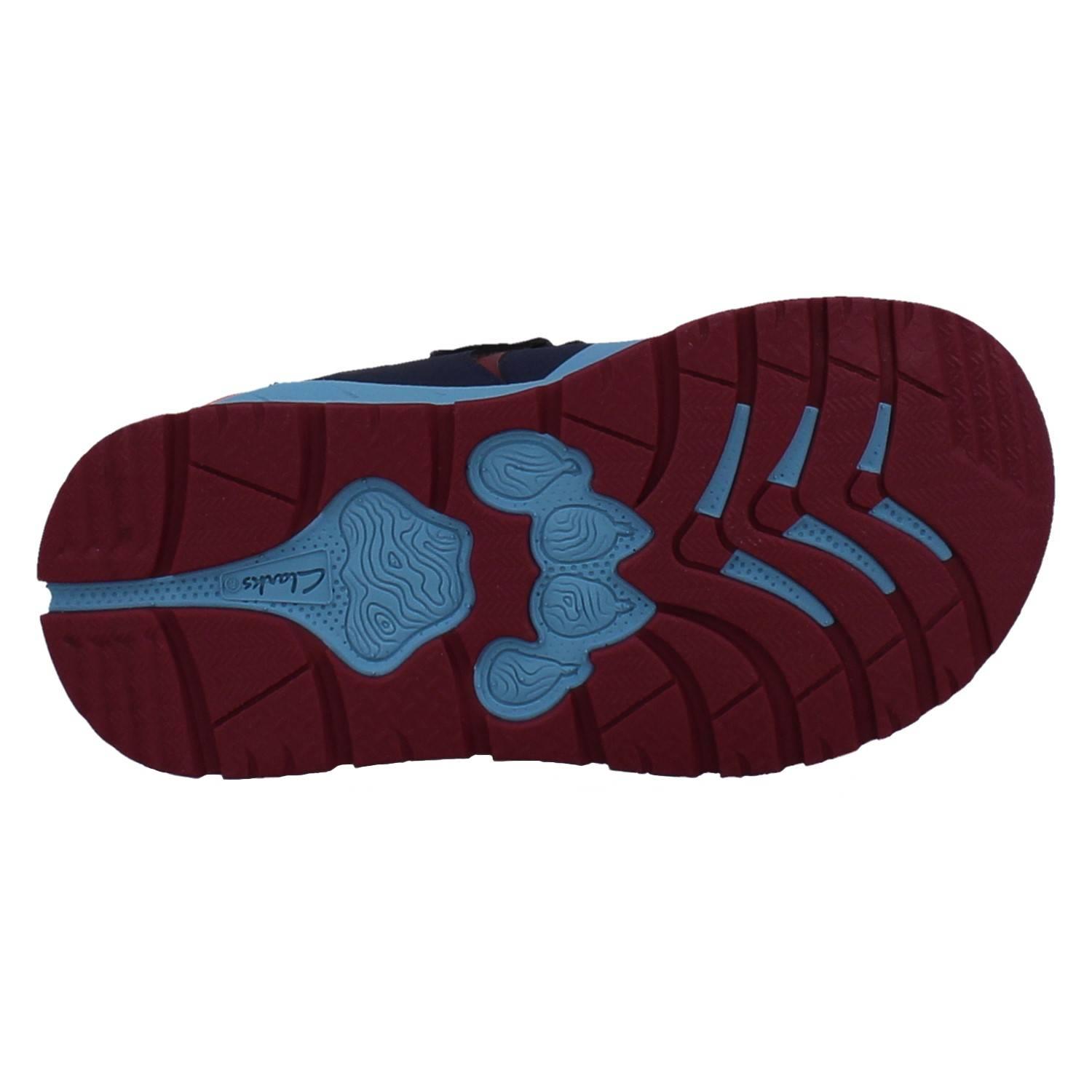 Kinder Clarks Playprints Textil Colour-Pop Cheetah Sporty Turnschuhe Selva Spur - Picture 37 of 37