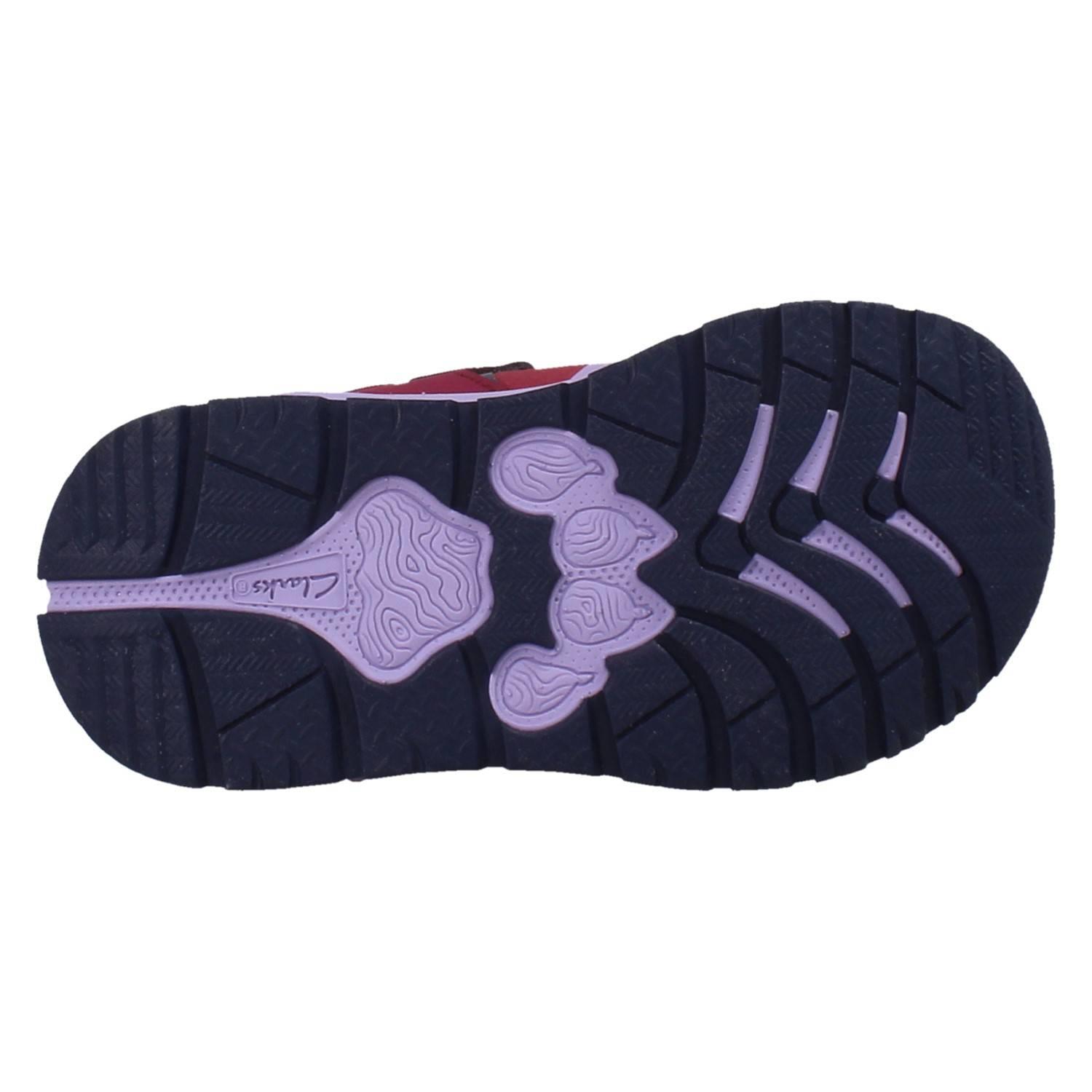 Kinder Clarks Playprints Textil Colour-Pop Cheetah Sporty Turnschuhe Selva Spur - Picture 19 of 37