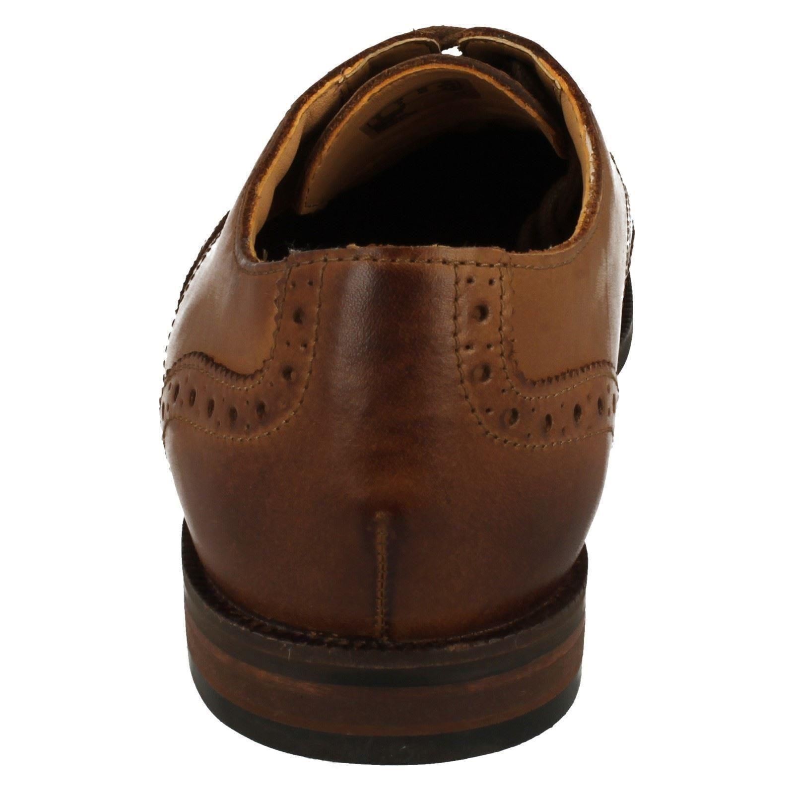 Limit Clarks Zapatos Brogue Broyd cordones hombre para Tan marrón con Fp0xU7w